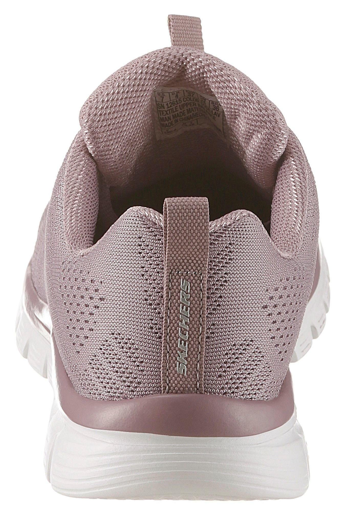 Skechers Graceful - Get Connected Sneaker Freizeitschuh, Halbschuh, Schnürschuh für die Maschinenwäsche geeignet