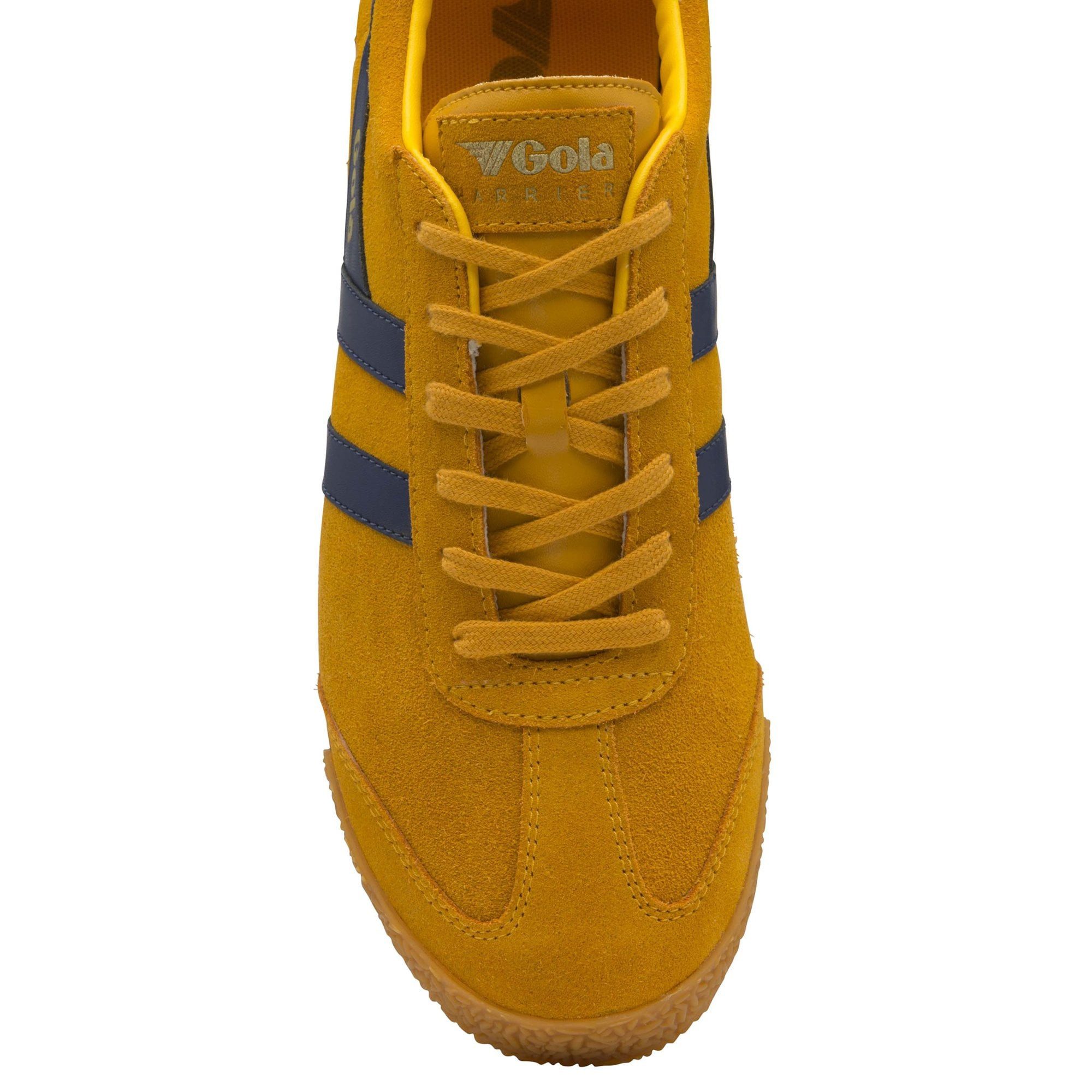 Gola Harrier Suede-Leder gelb/blau Herren Sneaker günstig online kaufen