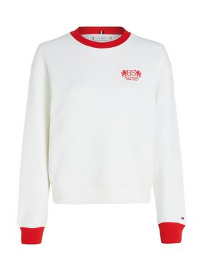 Tommy Hilfiger Sweatshirt REG C-NK CREST 85 SWEATSHIRT mit Logostickerei