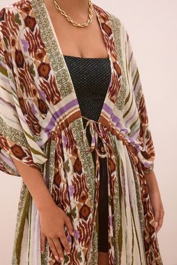 Next Blusenkimono Maxi-Kimono mit Bindegürtel (1-tlg)