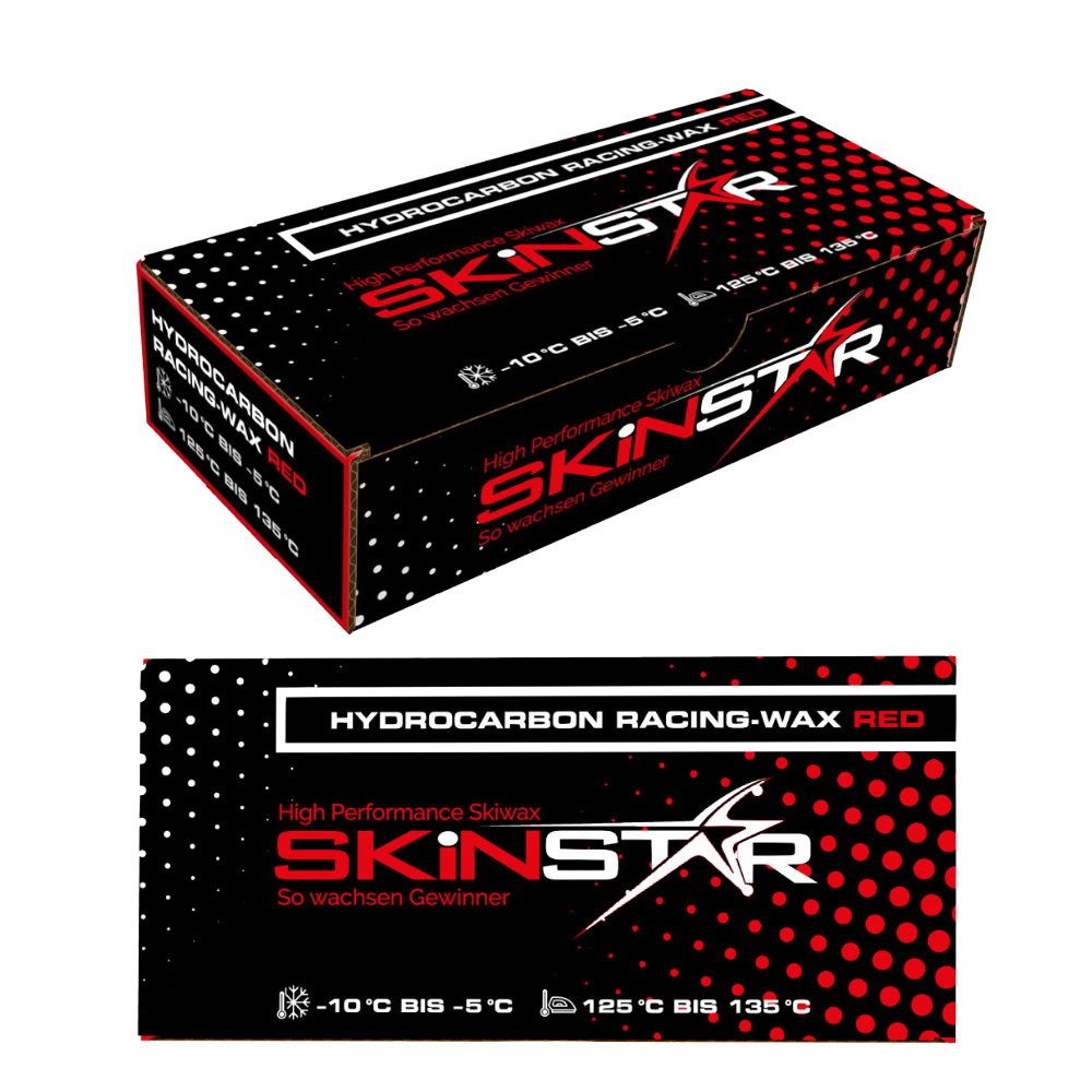 SkinStar Ski SKINSTAR Hydrocarbon Racing Skiwax Profi Wachs COLD Mix Langlauf Wax
