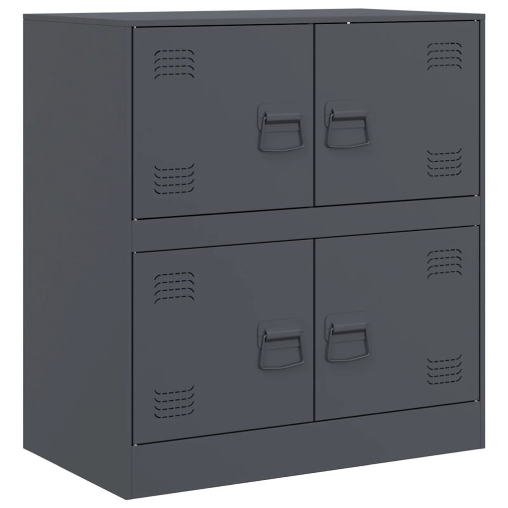 vidaXL Sideboard Sideboard Anthrazit 67x39x73 cm günstig online kaufen