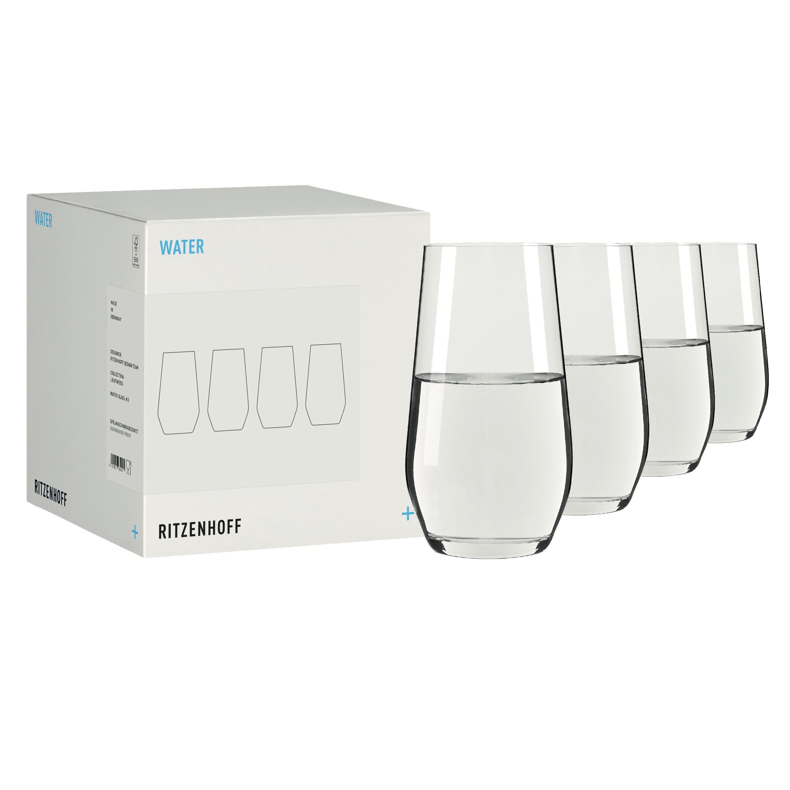 Ritzenhoff Gläser-Set Lichtweiß