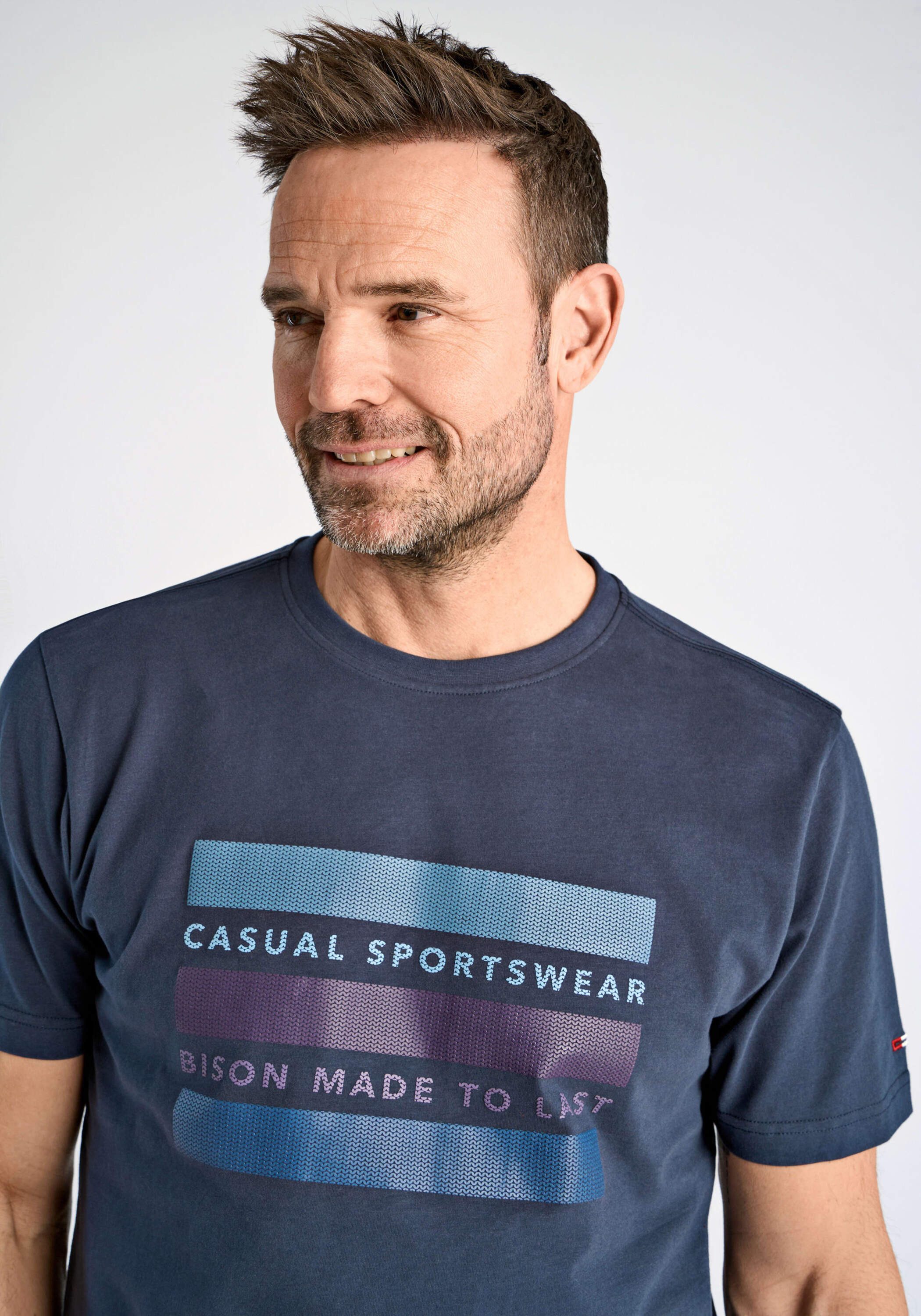 BISON T-Shirt T-Shirt Comfort Fit