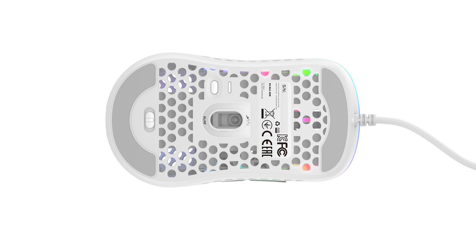 Cherry Xtrfy M42 RGB Gaming-Maus (kabelgebunden, ultraleichte Gaming-Maus)