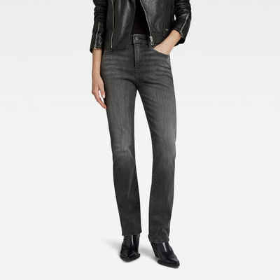 G-Star RAW 5-Pocket-Hose Strace Straight WMN worn in black moon NEU (1-tlg)