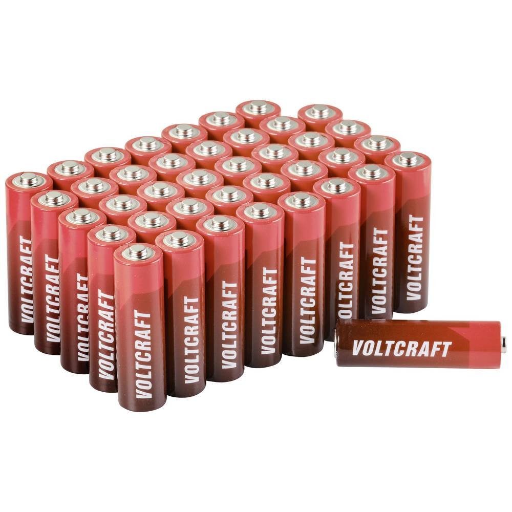 VOLTCRAFT Industrial LR6 Mignon Batterien 40 St VC-11888960 Batterie