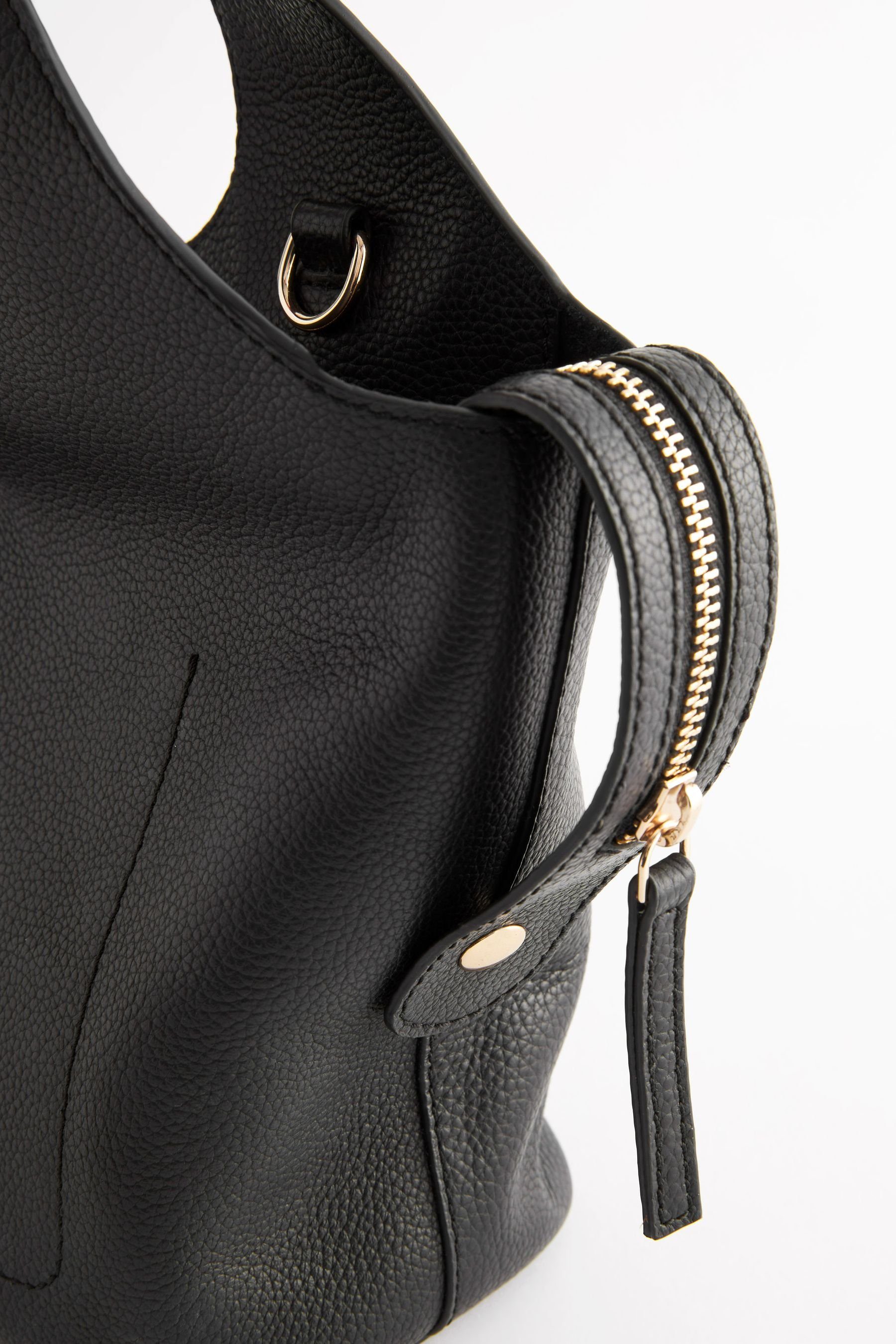 Leder (1-tlg) Next Premium-Handtasche Handtasche aus