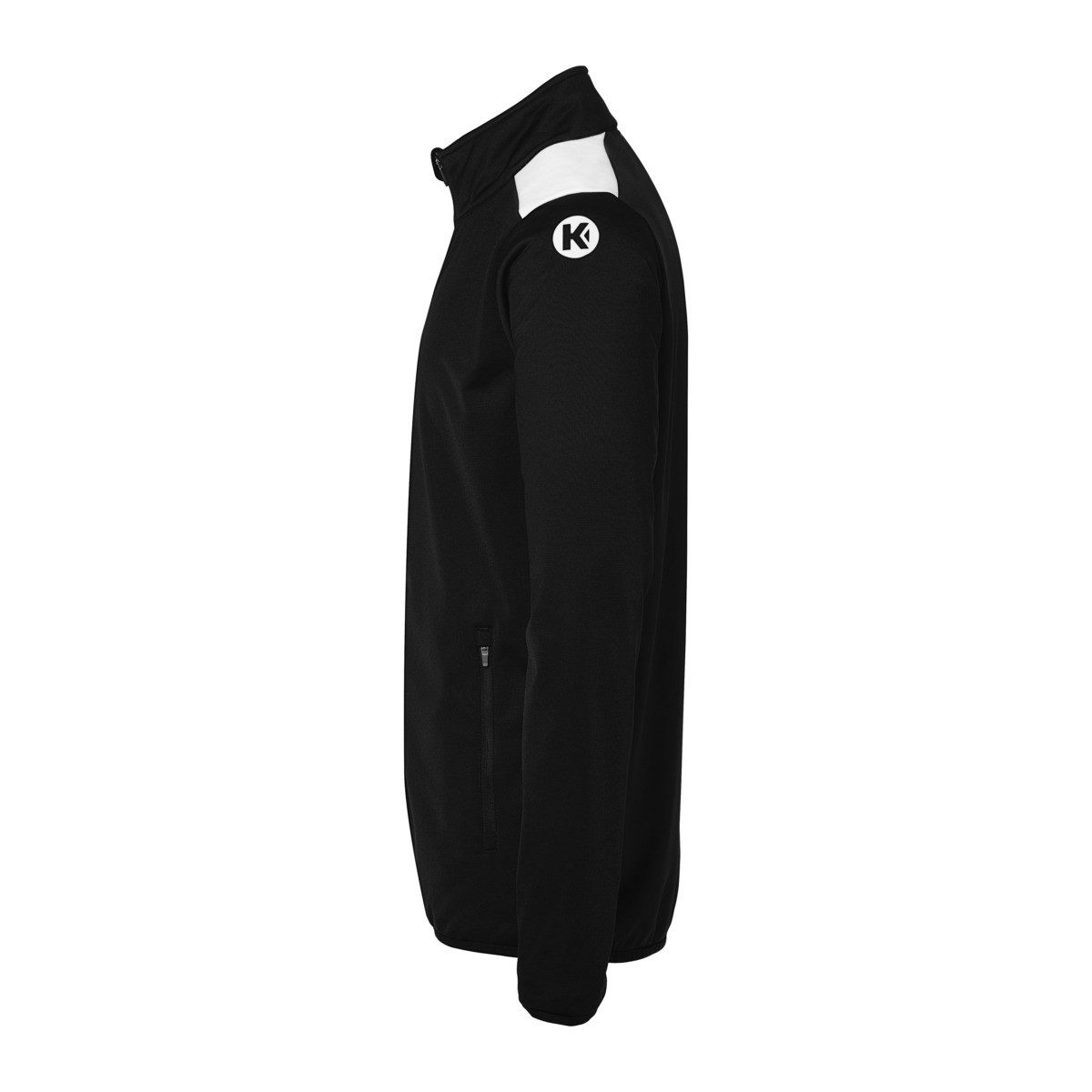 Kempa Trainingsjacke Emotion 27 (Full-Zip, 100% Polyester) schwarz/weiss Herren