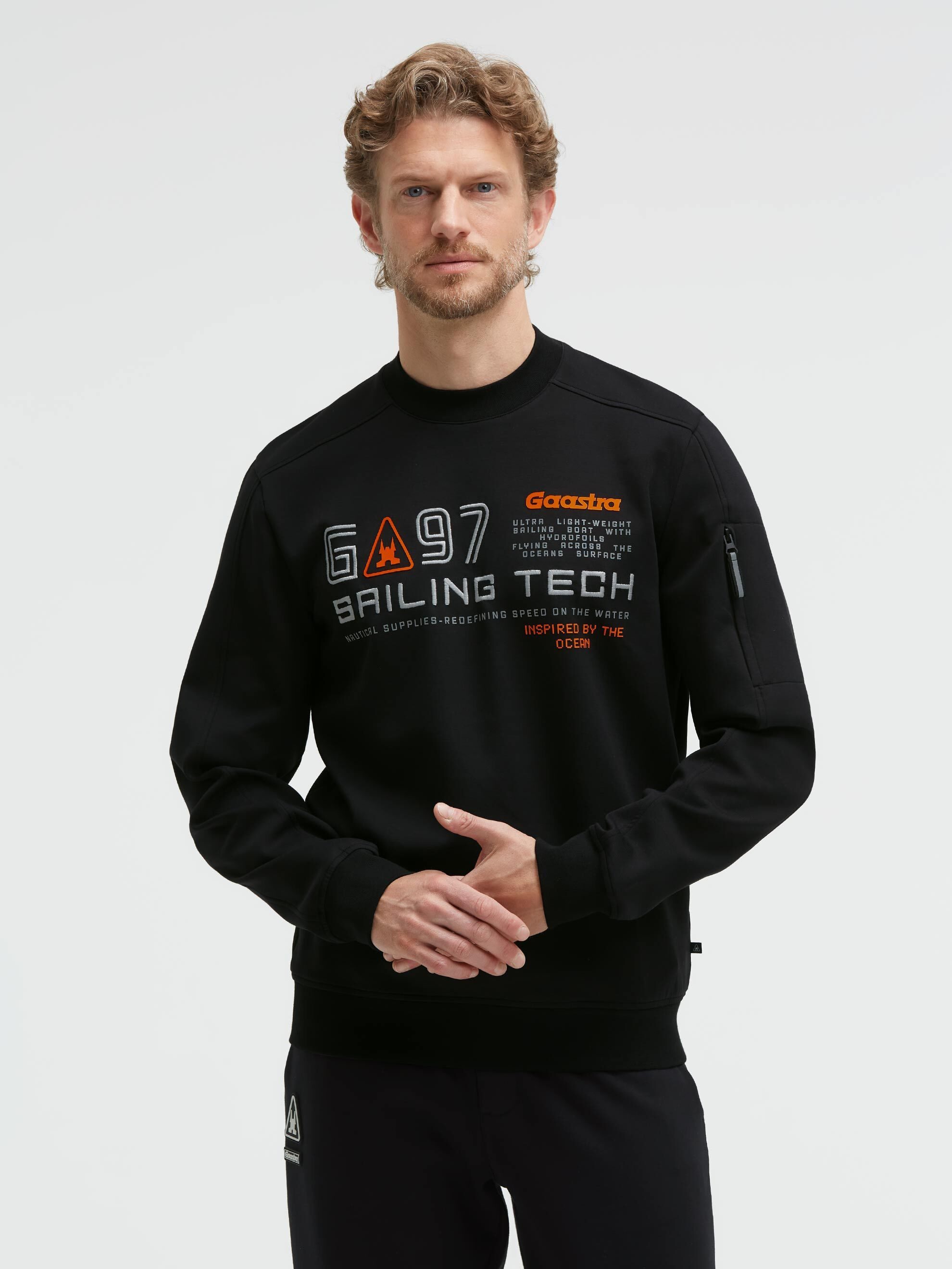 Gaastra Sweater mit Ärmeltasche