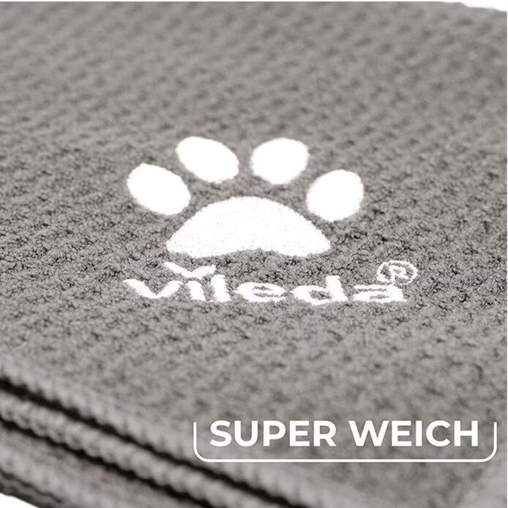 Vileda Vileda Pet Pro Microfibre Tuch XL Wischbezug (Mikrofaser, 22,5, 1-tlg., Trocknet 6x schneller als ein Baumwolltuch*  *interner Labortest)
