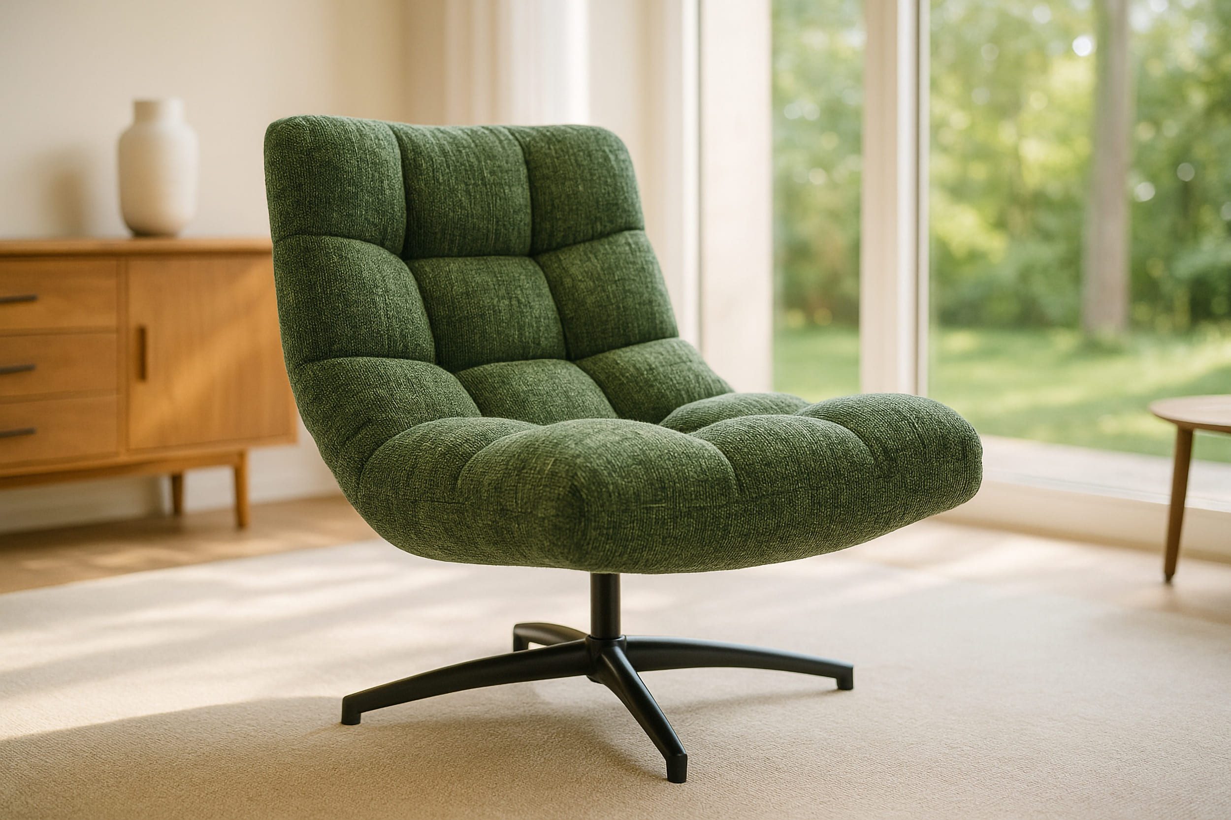 LC Home Relaxsessel LC Home Drehsessel Memphis mit Karosteppung Webstoff günstig online kaufen