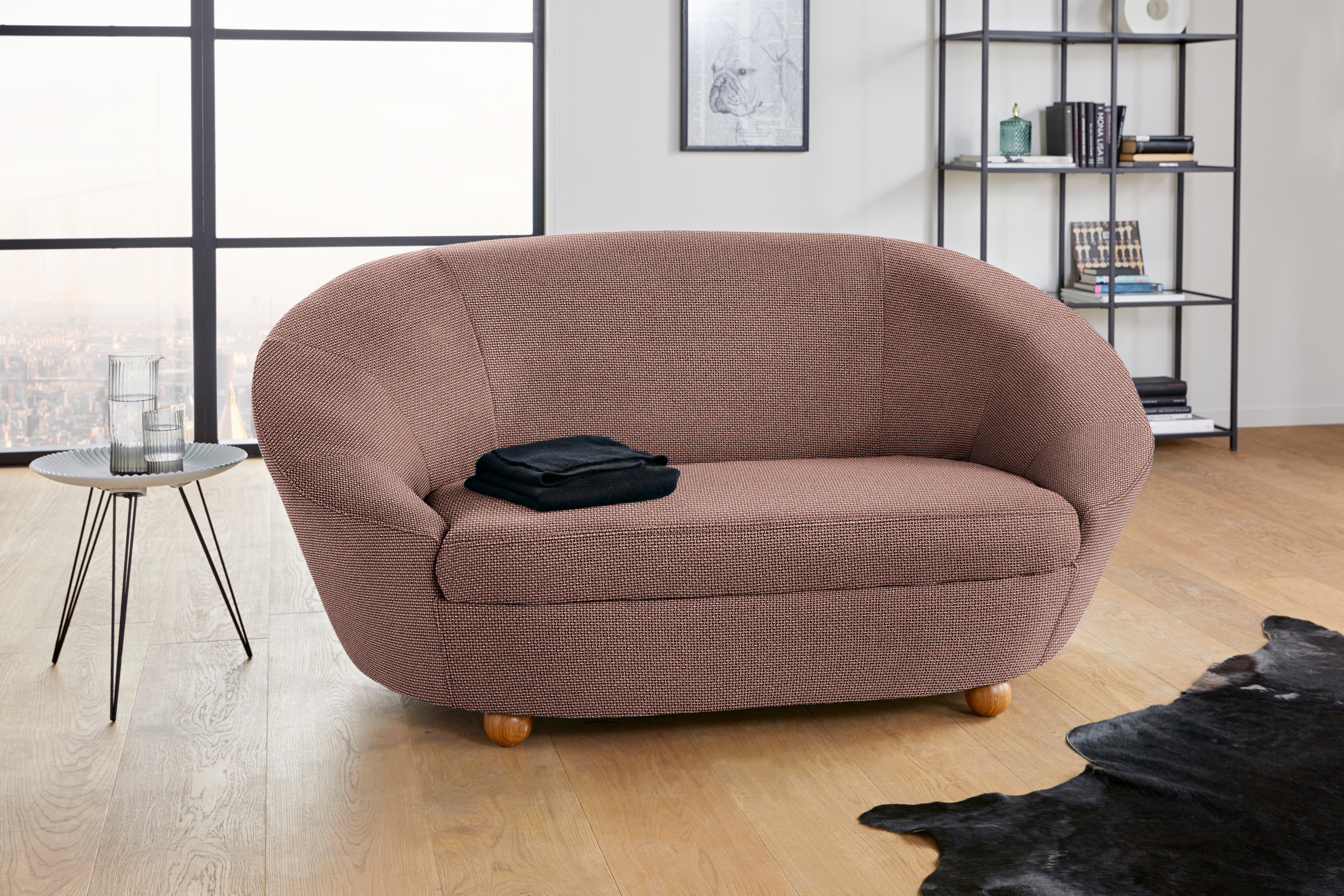 LOOKS by Wolfgang Joop Sofa wählbar Farben in vielen LooksIV, frischen Rundsofa