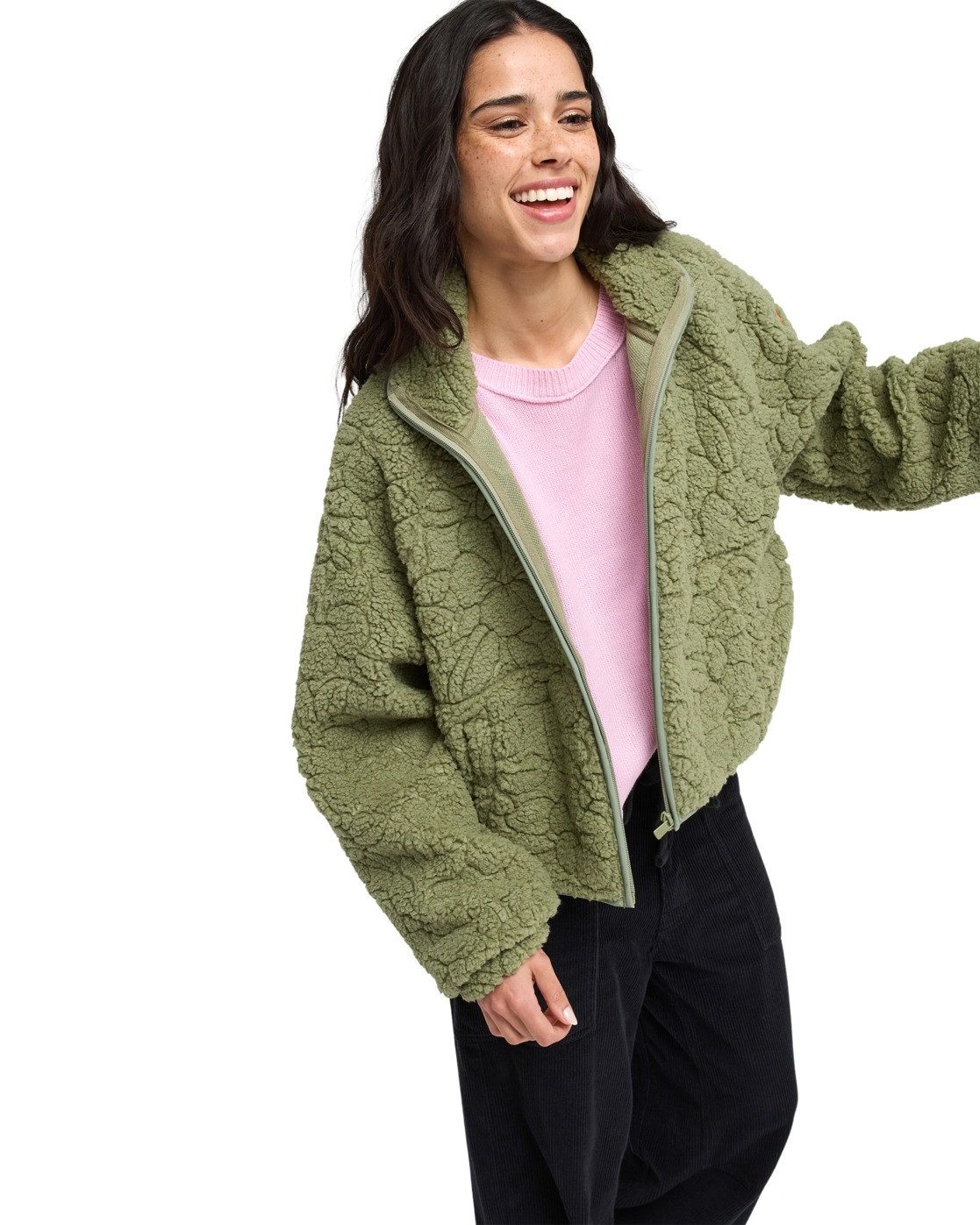 Roxy Fleecepullover Blurry Cloud