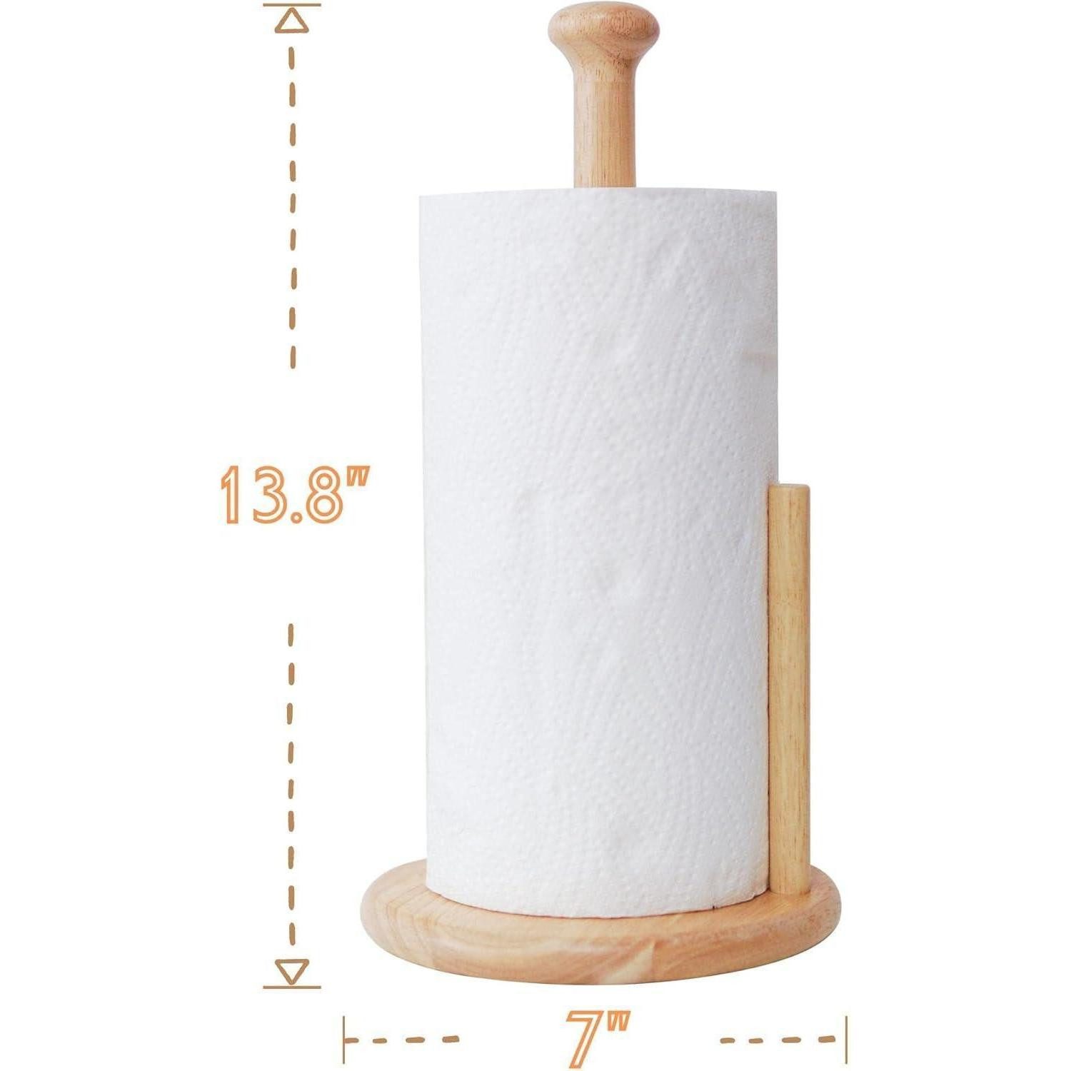 LuxusKollektion Küchenrollenhalter Papierhandtuchhalter Papierhandtuchhalter Gummi Holz×1 Stück