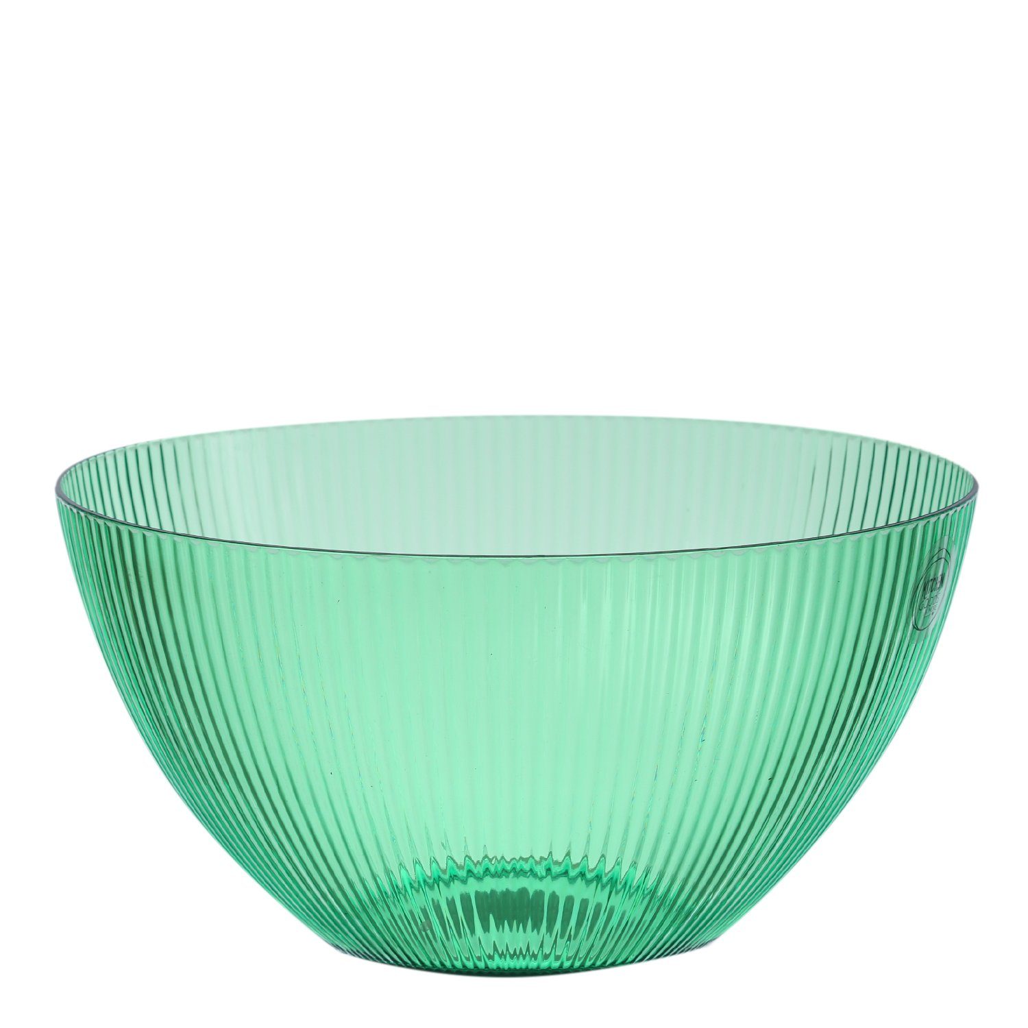 MARELIDA Schüssel Schüssel Salatschüssel Picknick Schale Kunststoff D: 25,5cm 3,7l grün, Kunststoff, (1-tlg)