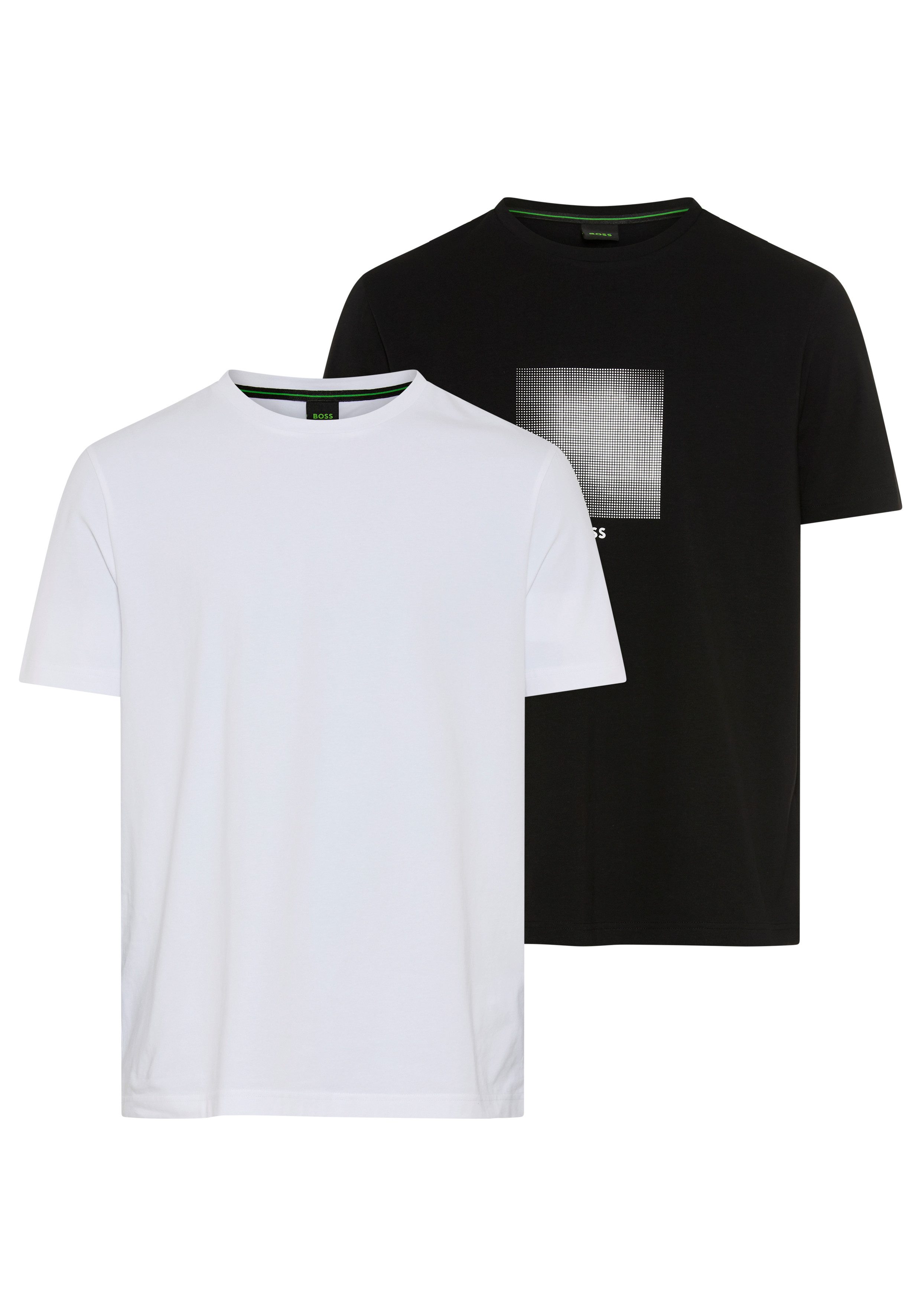 BOSS GREEN T-Shirt 2-PACK (Packung, 2-tlg) mit Rundhals, regular fit