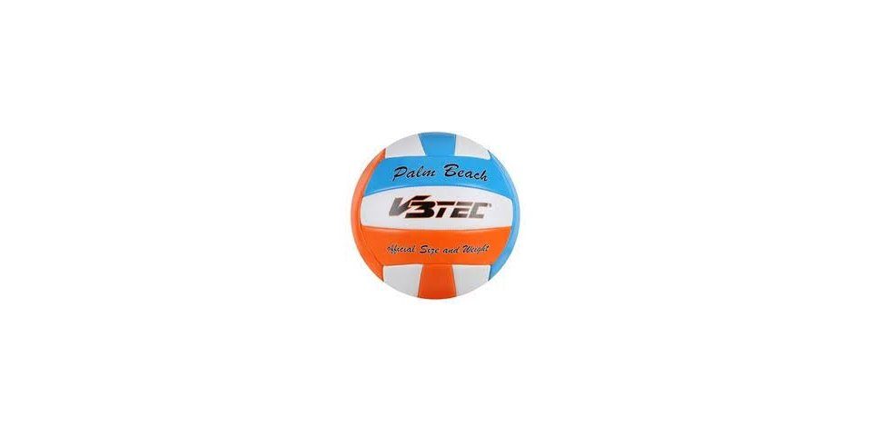 V3Tec PALM Volleyball BEACH Beachvolleyball,weiss-bl