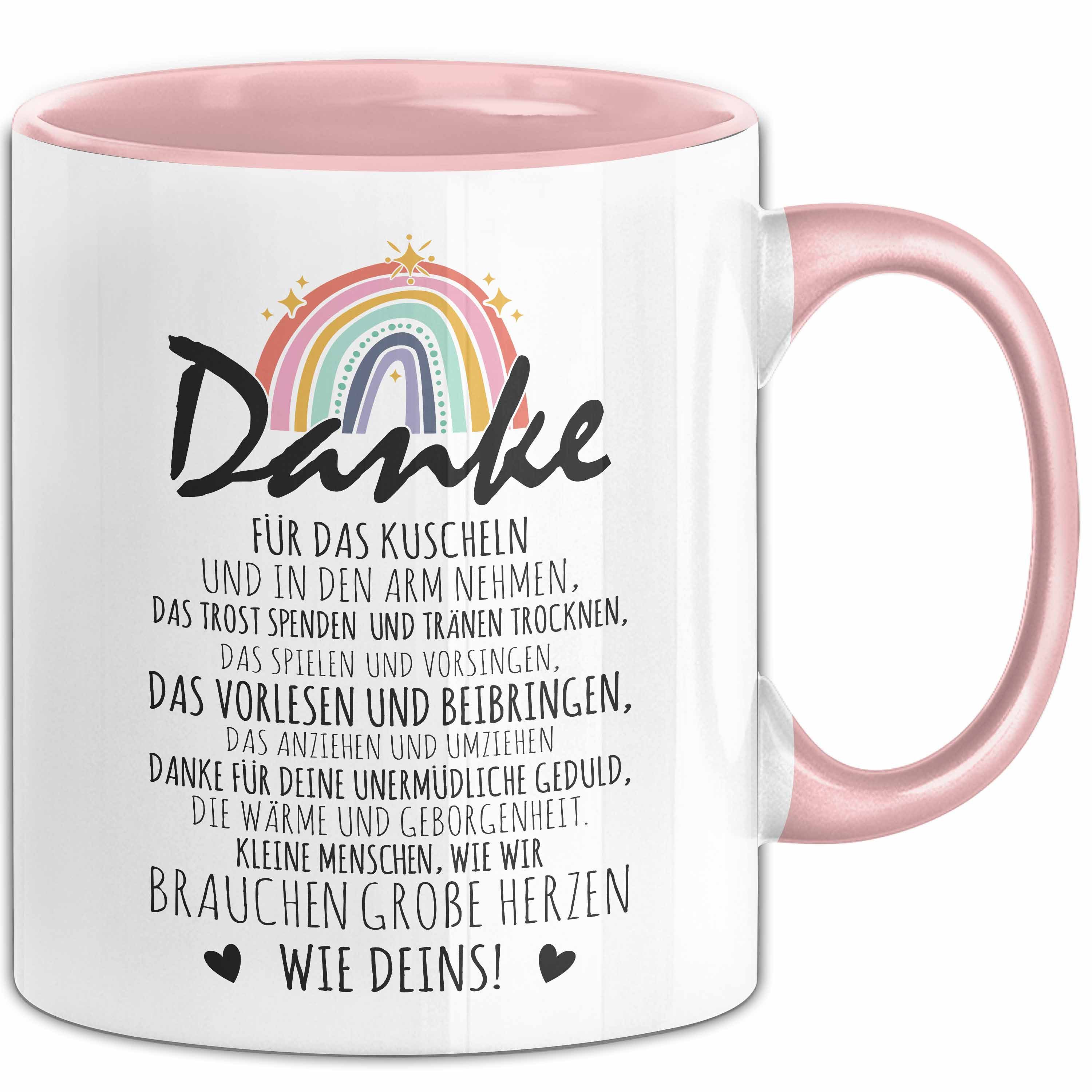 Trendation Tasse Erzieherin Abschiedsgeschenk Tasse Abschied Kindergarten Geschenkidee