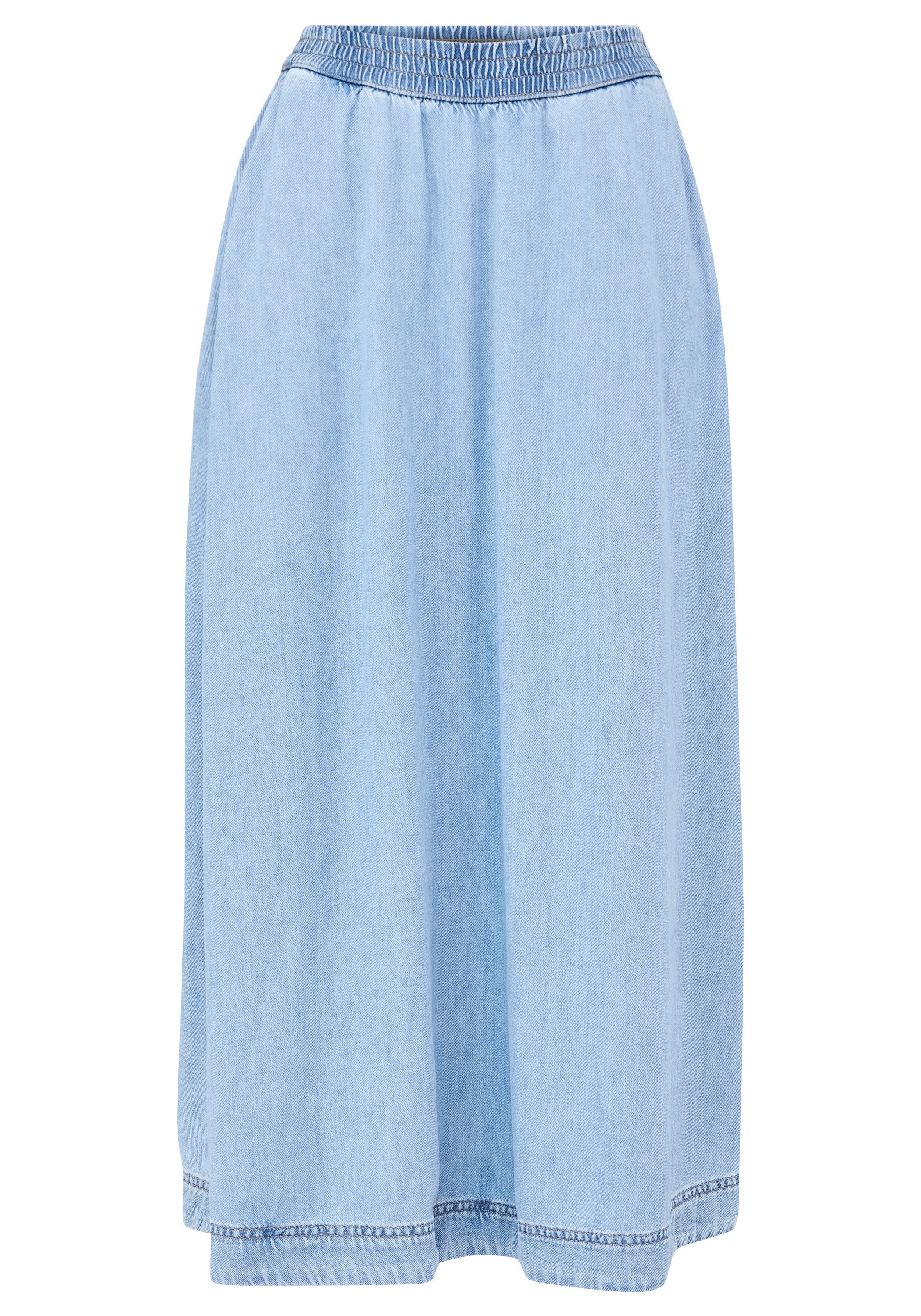 Paddock's Jeansrock Langer Jeansrock mit Gummibund günstig online kaufen