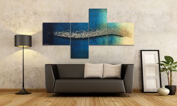 WandbilderXXL Gemälde Mystic Water 200 x 110 cm, Abstraktes Gemälde, handgemaltes Unikat