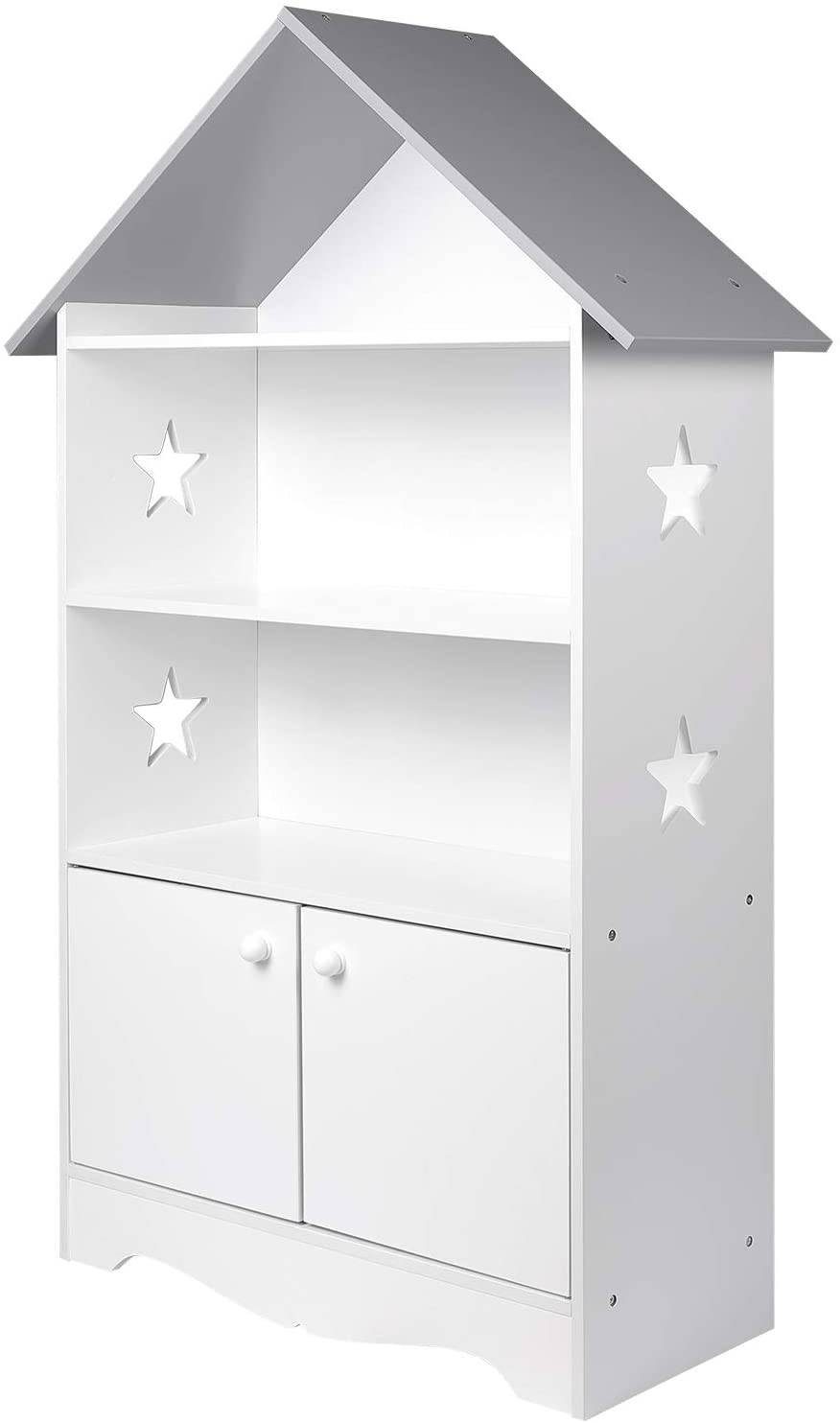 Woltu Bücherregal, 1-tlg., mit Abschließbarer Tür, günstig online kaufen
