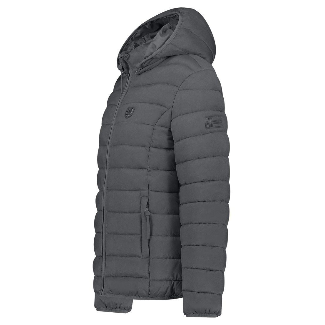 Geographical Norway Steppjacke Hochwertige Outdoorjacke Übergangsjacke Leicht mit Kapuze – Bild 3 von 3