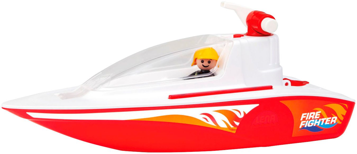 Lena® Spielzeug-Boot Boazz Feuerwehrboot, inkl. Spielfigur; Made in Europe