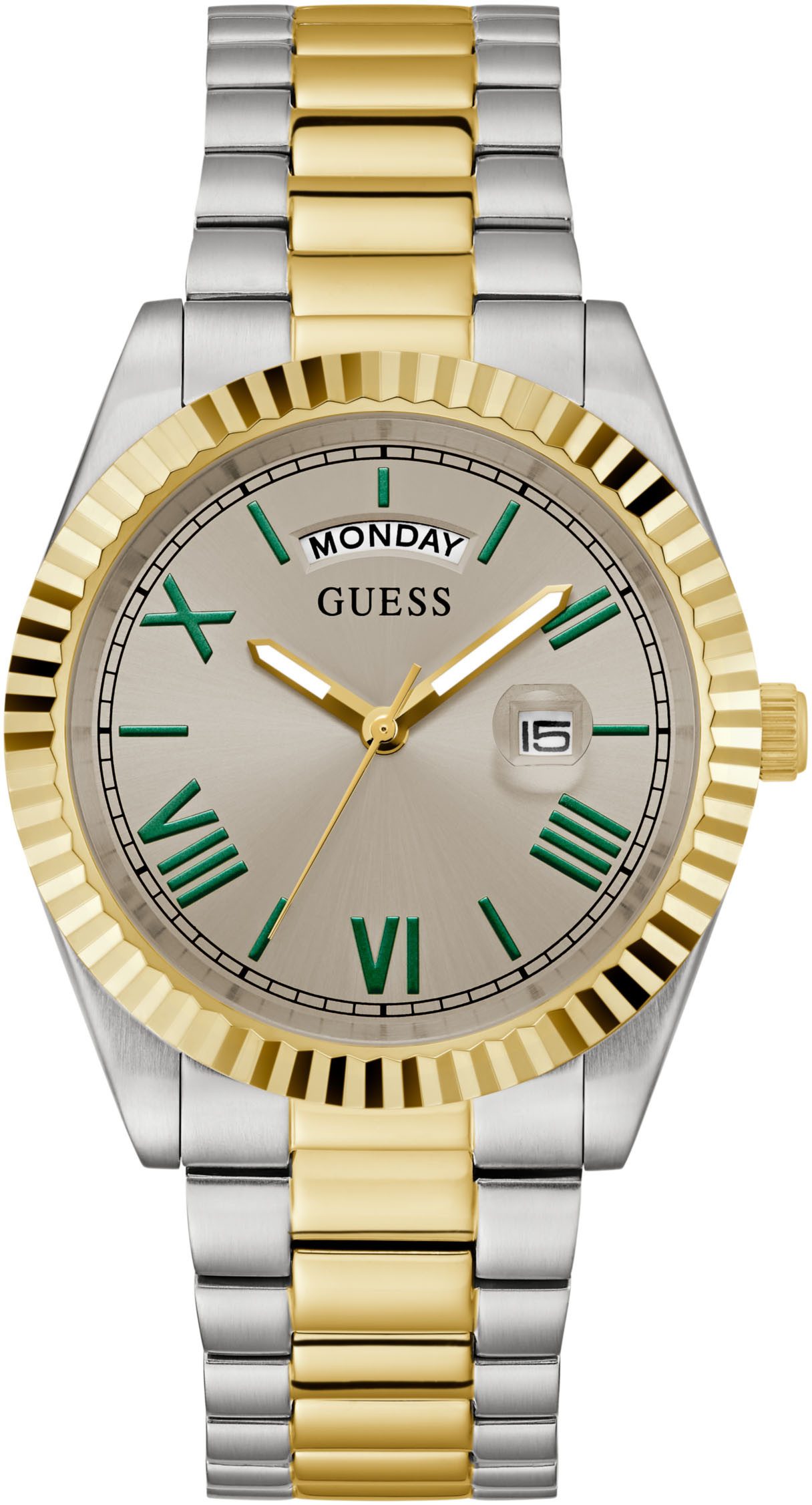 Guess Quarzuhr CONNOISSEUR GW0265G15, Armbanduhr, Herrenuhr, Datum, Wochent günstig online kaufen