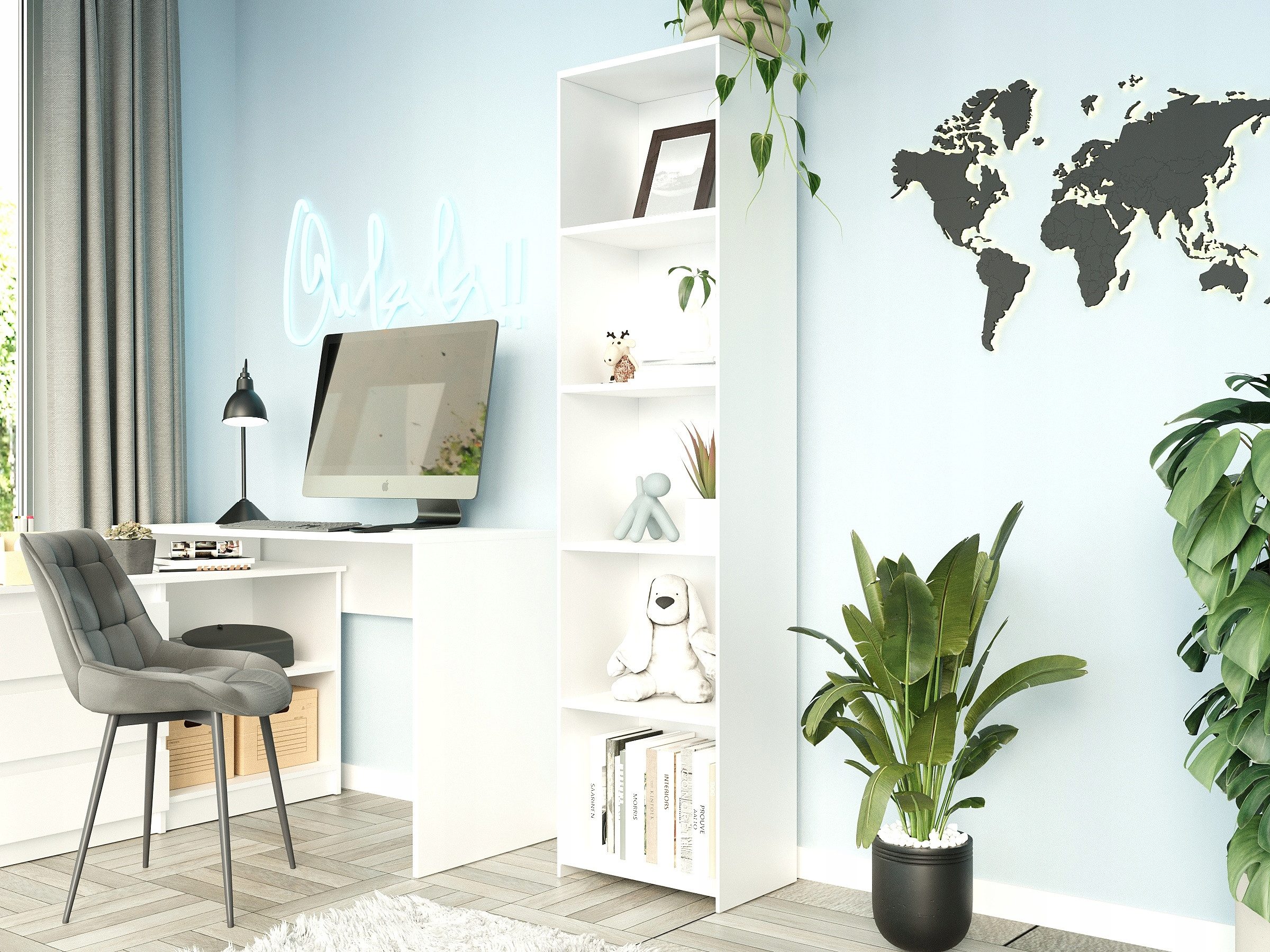 Home Collective Bücherregal mit 4 Ablagen günstig online kaufen