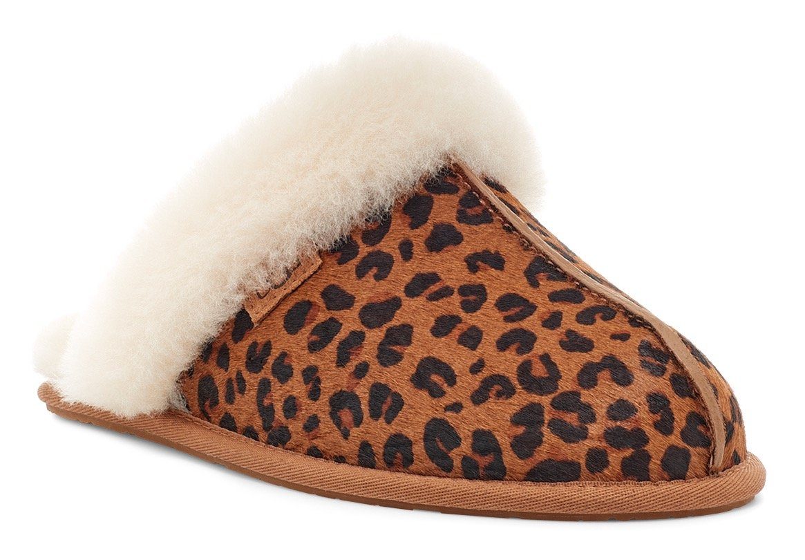 UGG »Scuffette 2 Leopard« Pantoffel mit LeopardenMuster bedruckt