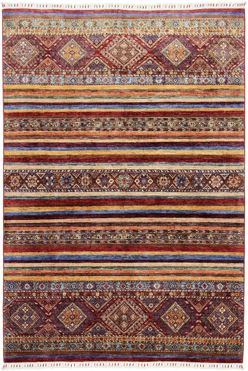 Orientteppich Arijana Shaal 165x241 Handgeknüpfter Orientteppich, Nain Trading, rechteckig, Höhe: 5 mm