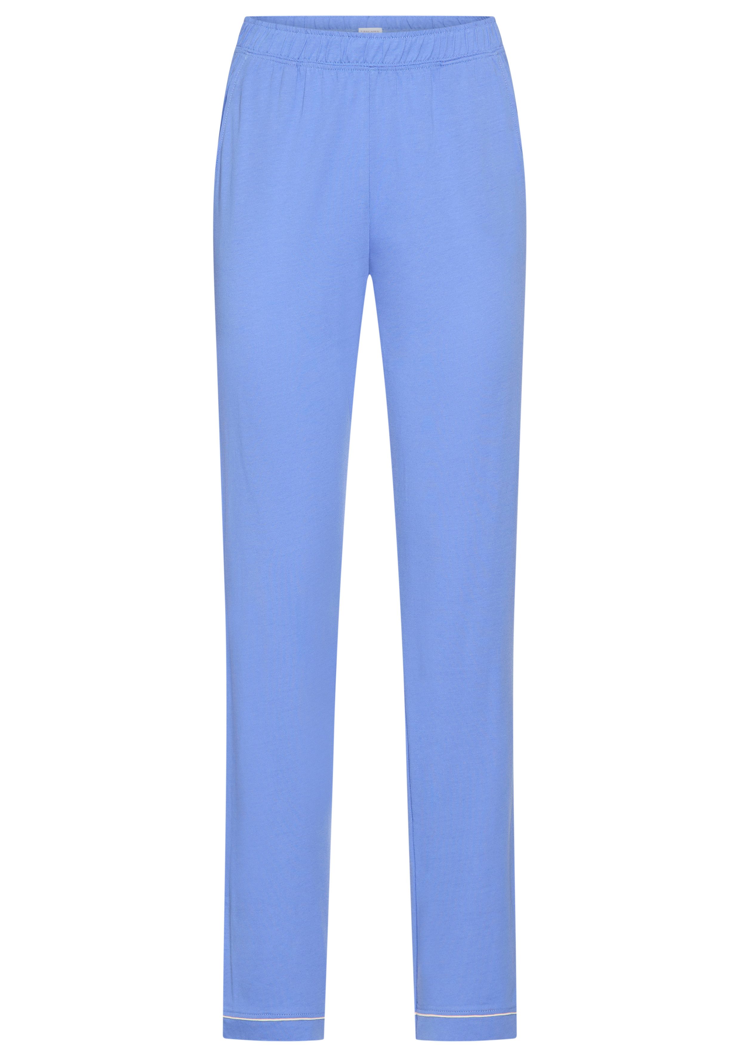 LASCANA Pyjamahose mit Kontrastpaspel