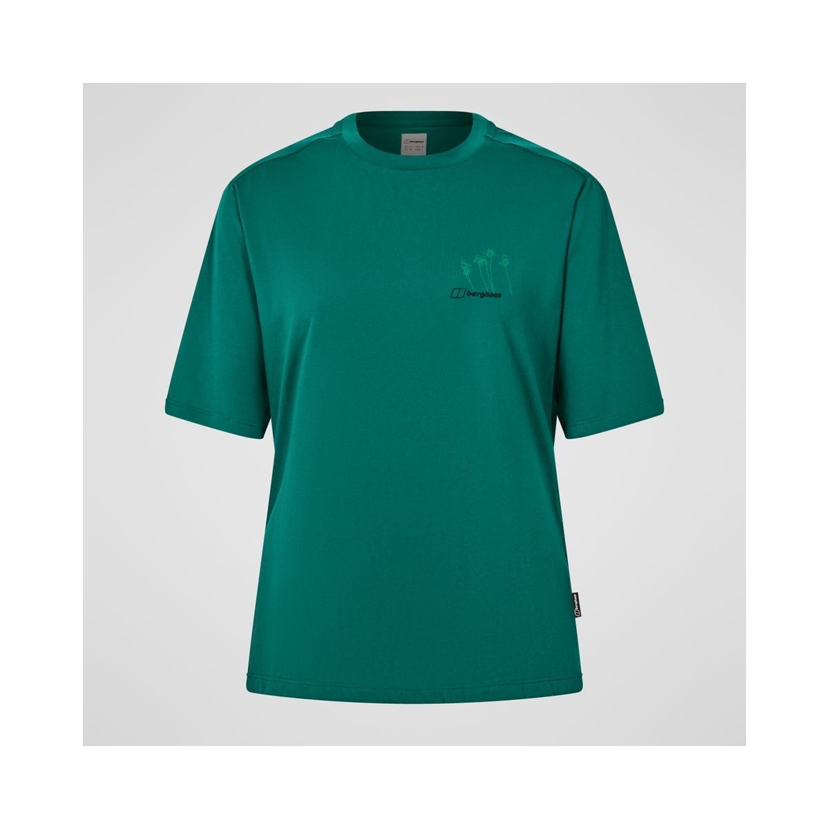 Berghaus Kurzarmshirt W Coneflower Tee Stilvolles Funktionsshirt mit antimikrobiellem Material und