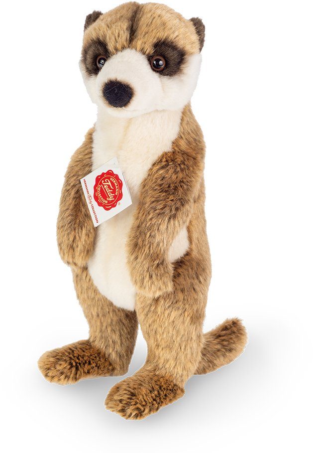 Teddy Hermann® Kuscheltier Erdmännchen stehend, 29 cm, zum Teil aus recyceltem Material