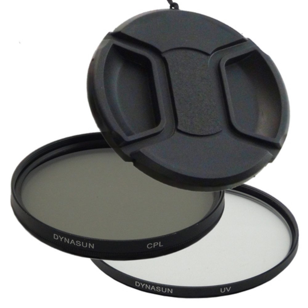 Dynasun Filter CPL-UV-CUP Durchmesser 82 Foto-Filter-Sets (UV-Ultraviolett-Filter + CPL C-PL Filter + CP05 Objektiv-Snap-Cap)