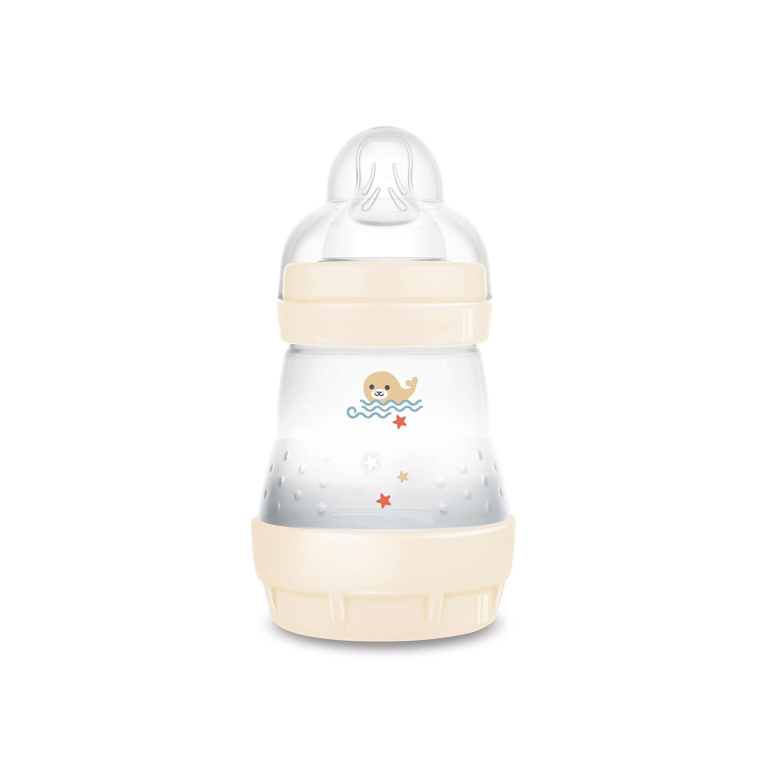 MAM Babyflasche Easy Start Baby Weithalsflasche mit SkinSoft Trinksauger