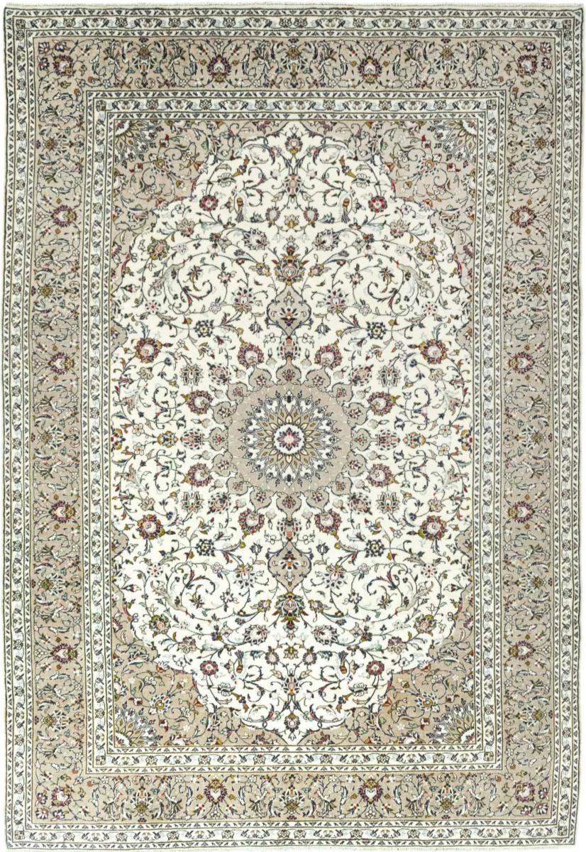 Orientteppich Keshan 244x360 Handgeknüpfter Orientteppich mm Nain Perserteppich, Höhe: / 12 Trading, rechteckig