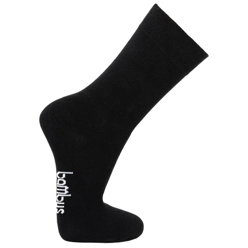 aus an Paar den Socken Basicsocken der der aus HomeOfSocks Bambuszellstoff 3 Verstärkt Viskose Größen Bambus 35-50 in Ferse an Spitze und