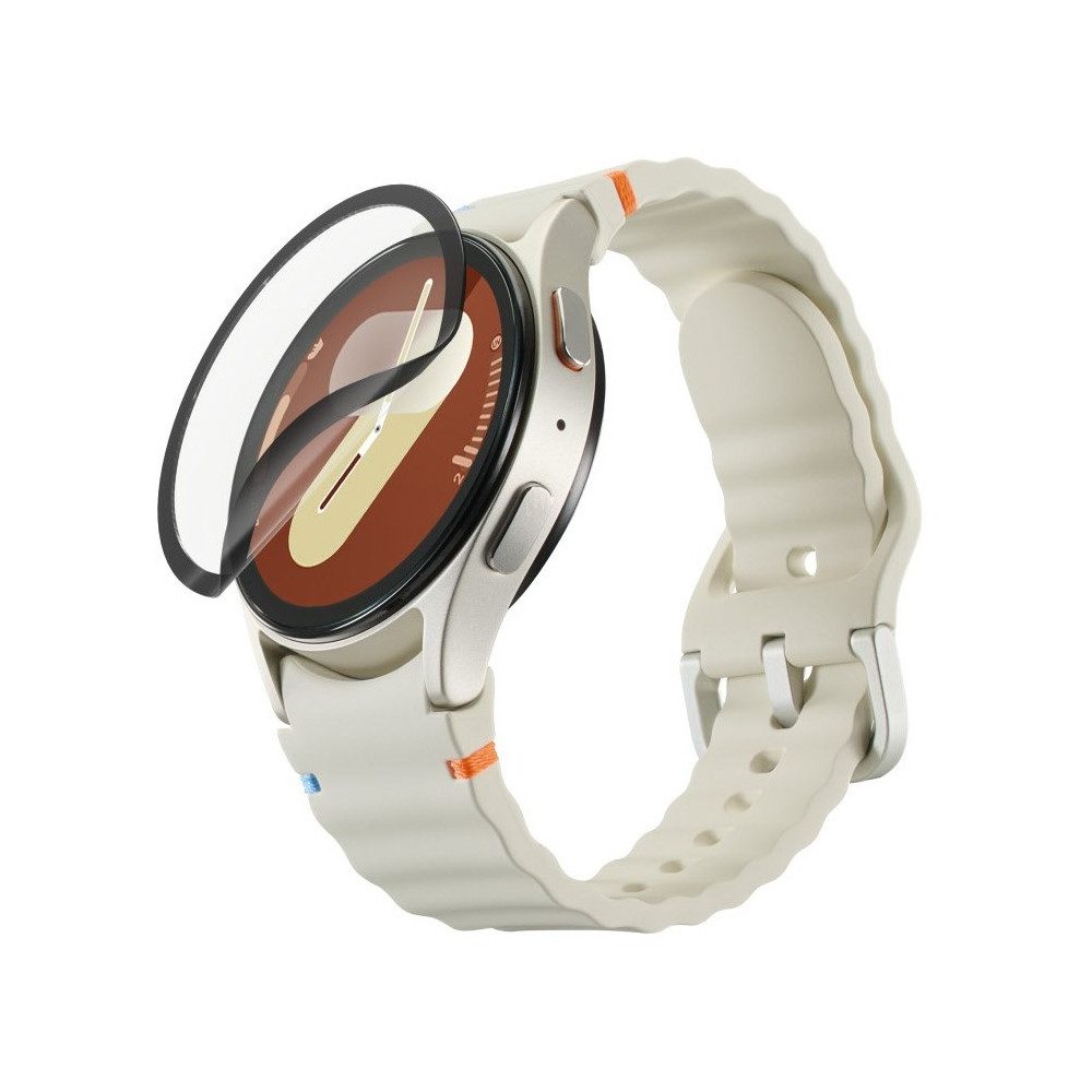 Hama Hama Displayschutz Super Hybrid für Galaxy Watch7 (44mm) Smartwatch, Schutz für Galaxy Watch7, Transparentes Design