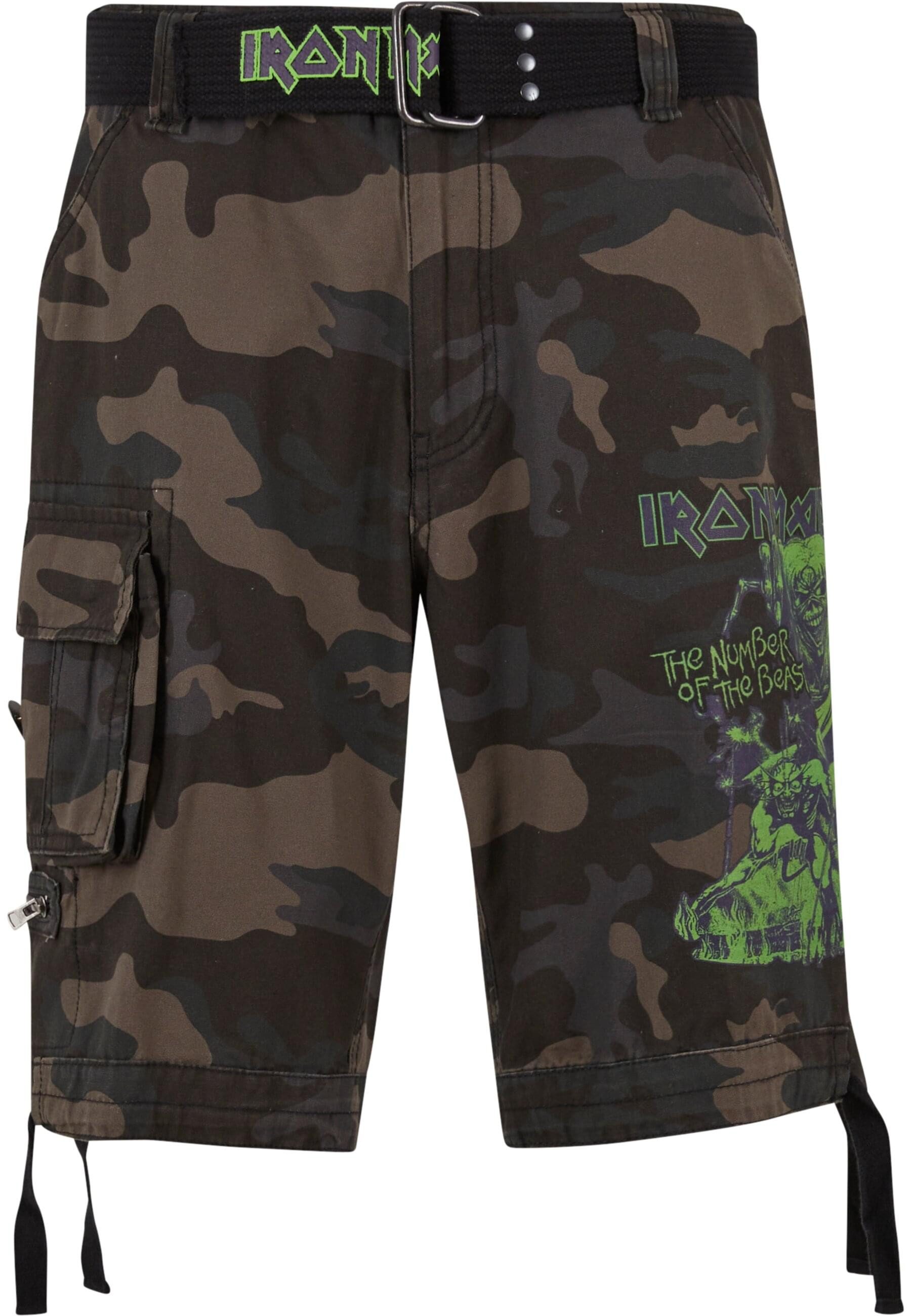 Brandit Cargoshorts Brandit Iron Maiden Savage Shorts The Number of The Beast (1-tlg)