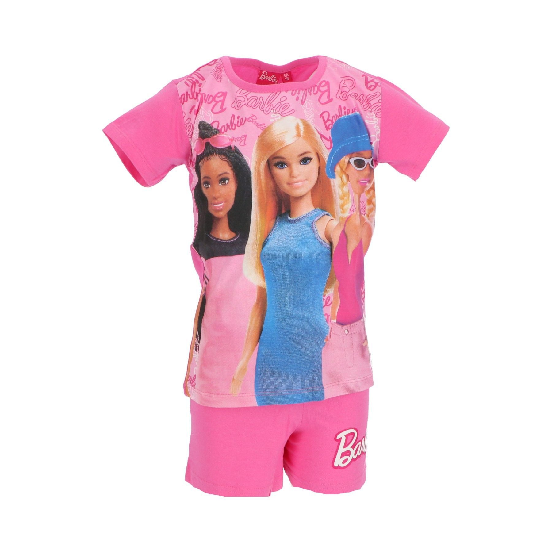 Barbie Pyjama Shortama – Kinderpyjama & Sommer Schlafanzug aus 100% Baumwolle