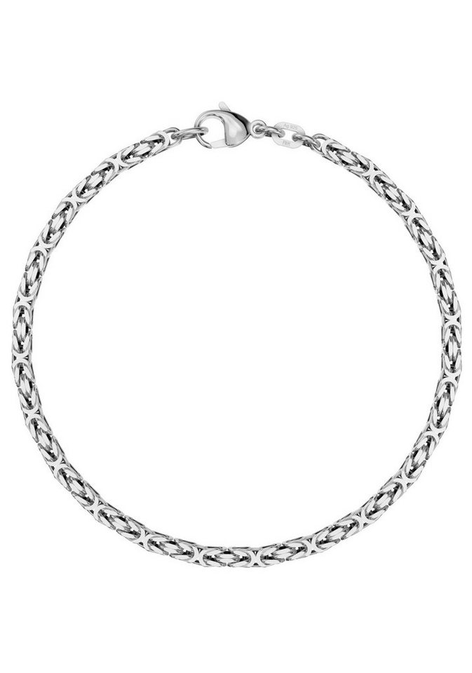 Firetti Armband Schmuck Geschenk Silber 925 Armschmuck Armkette Königskette,  zu Hoodie, Kleid, Shirt, Jeans, Sneaker! Anlass Geburtstag Weihnachten,  Echtschmuck Echtsilber Silberschmuck Silber 925 - rhodiniert