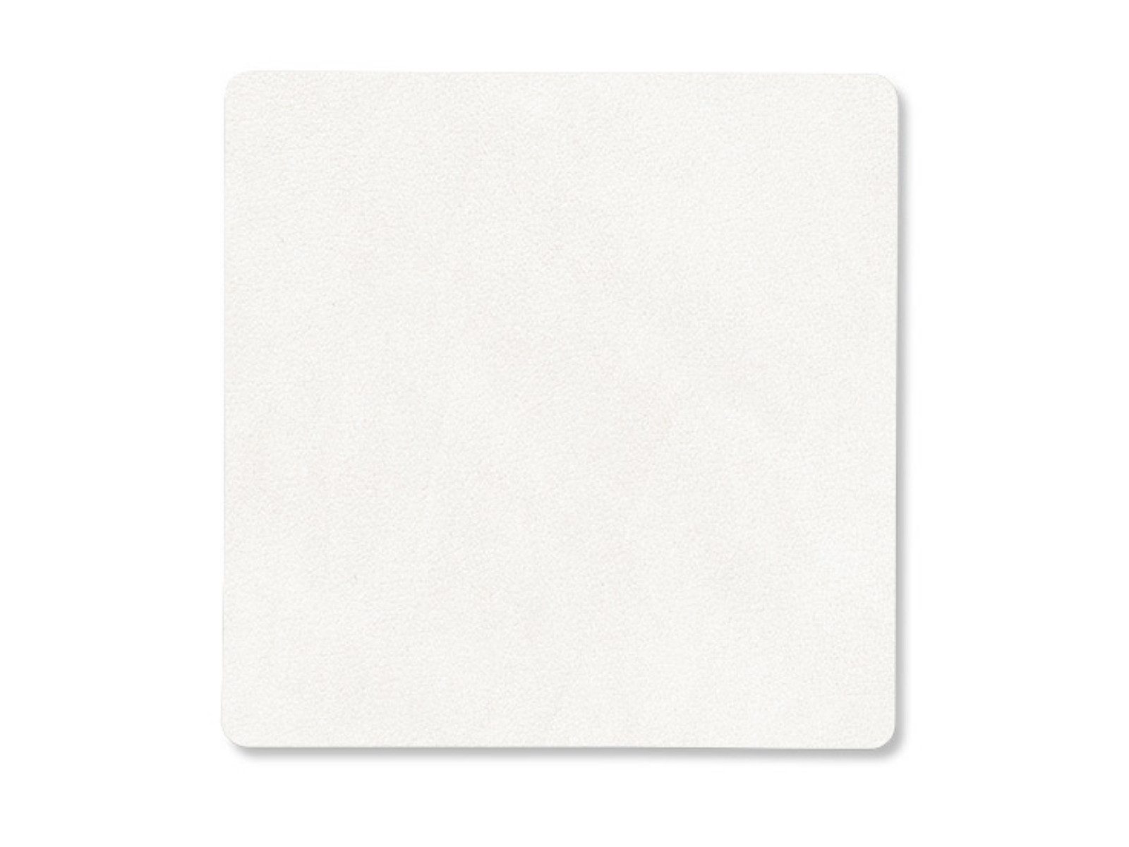 LIND DNA Platzset Nupo Untersetzer Square pure white 10x10cm