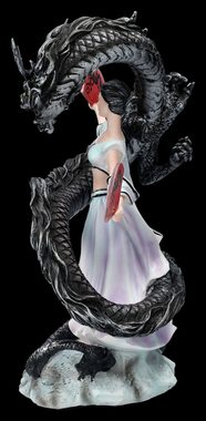 Figuren Shop GmbH Dekofigur Anne Stokes Figur - Dragon Dancer - Drachenfigur Dekoration Dekofigur
