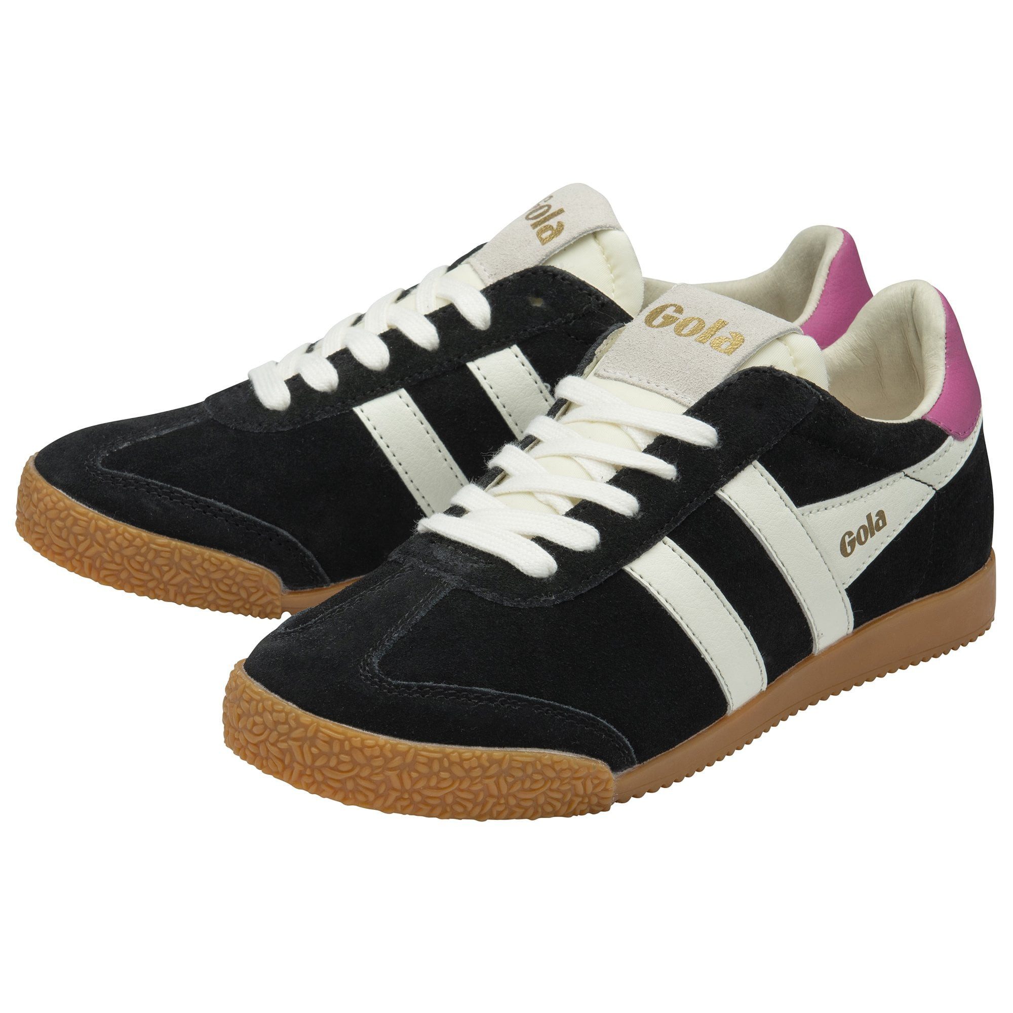 Gola Elan 2024 schwarz/weiss/fuchsia Damen Sneaker günstig online kaufen