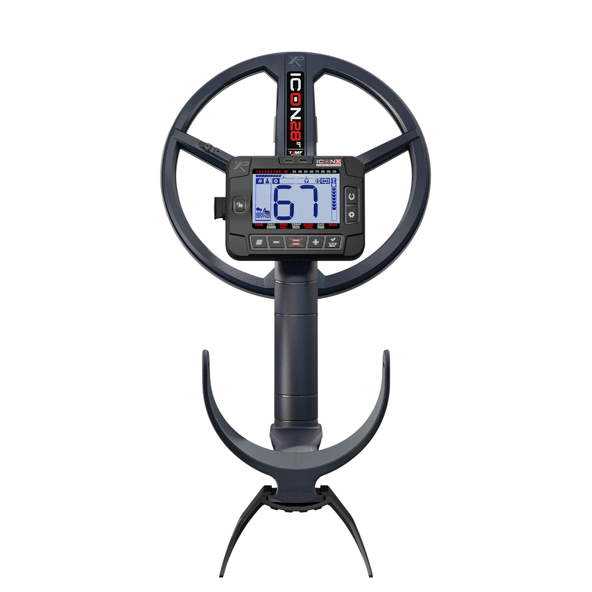 XP Metal Detectors Metalldetektor ICONX, 28cm Suchspule, Multifrequenz