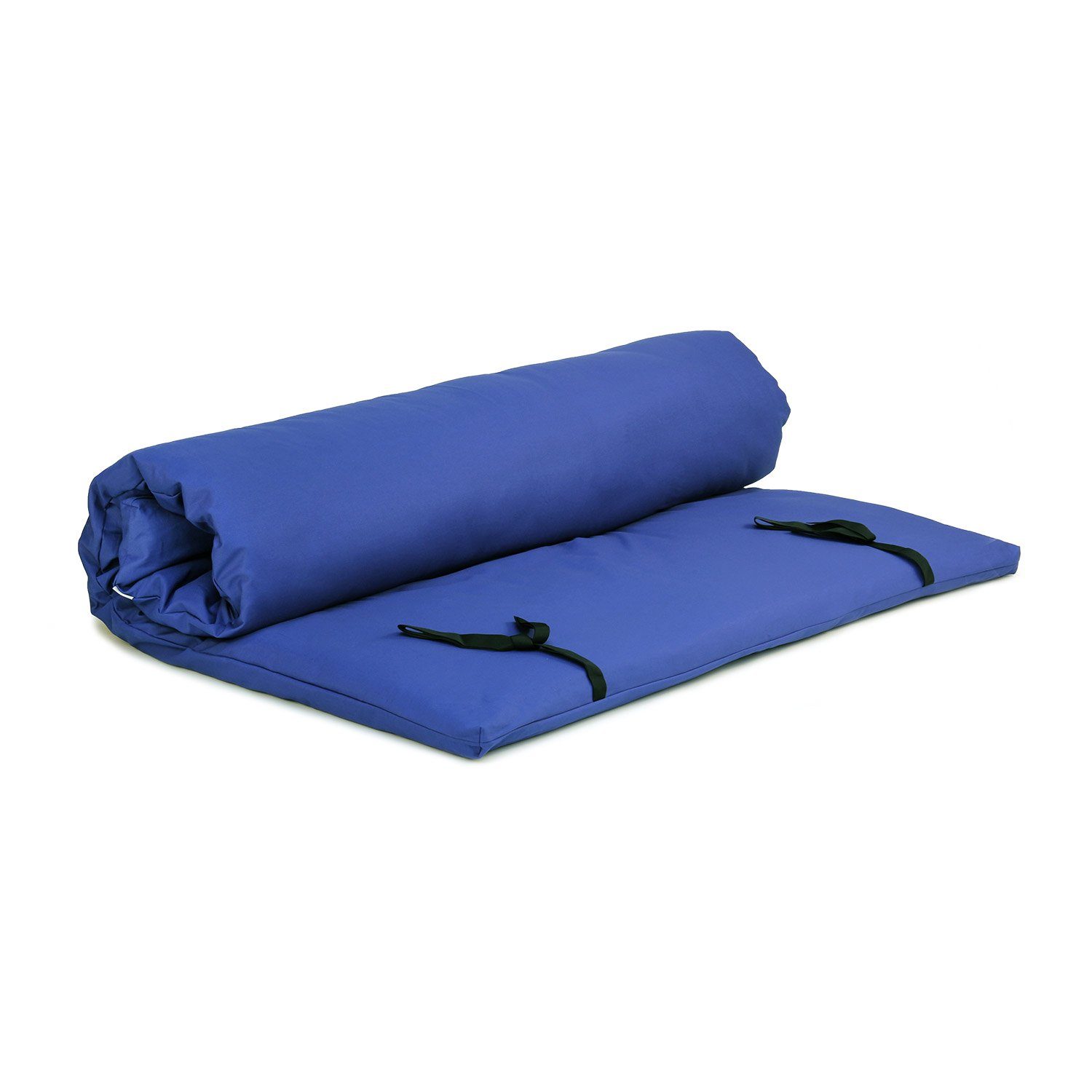 Welltouch Meditationskissen Shiatsumatte mit festem Bezug 100x200 cm, blau, 4 lagig
