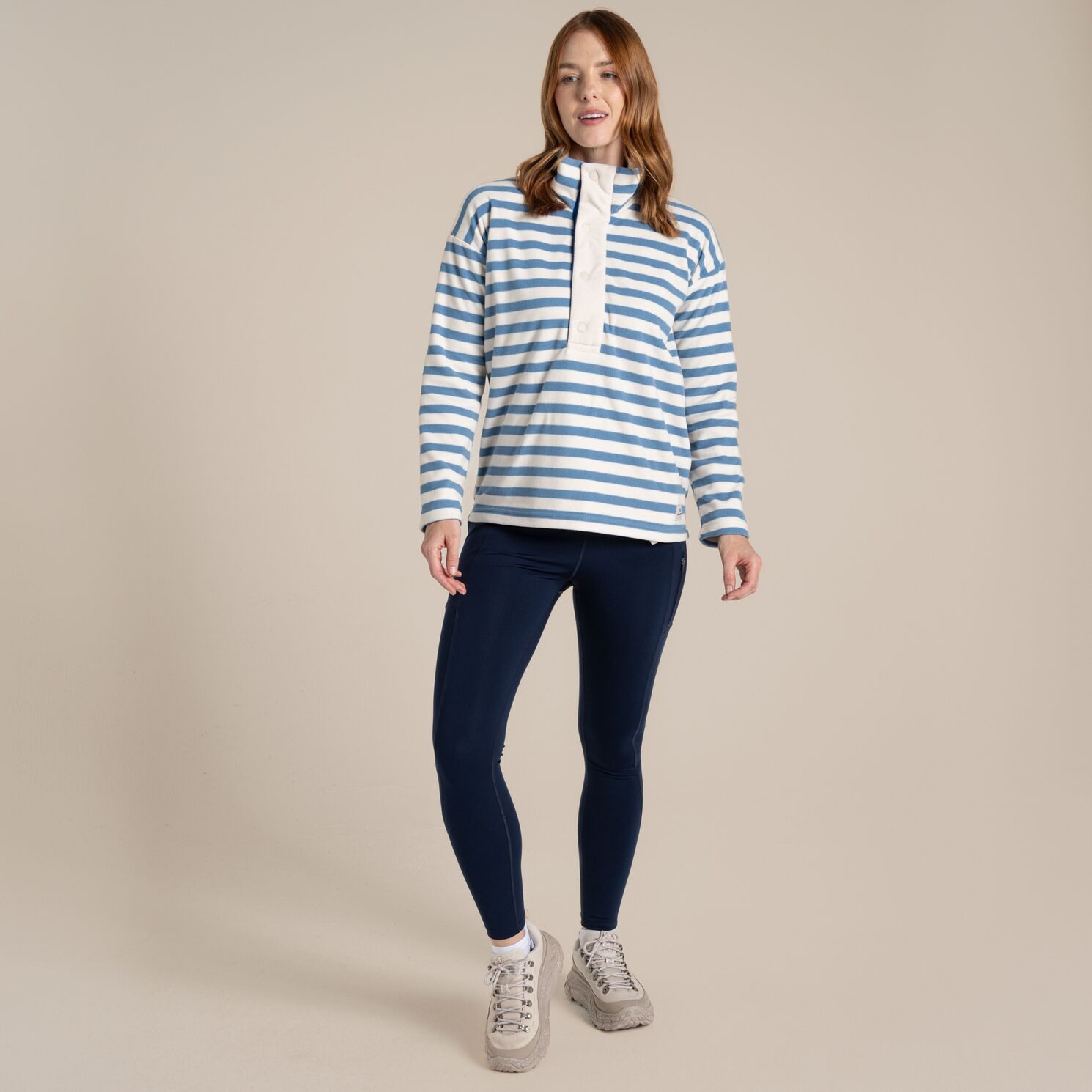 Craghoppers Trekkingjacke Craghoppers - Jordi Damen Microfleece Jacke Fleecejacke, blue