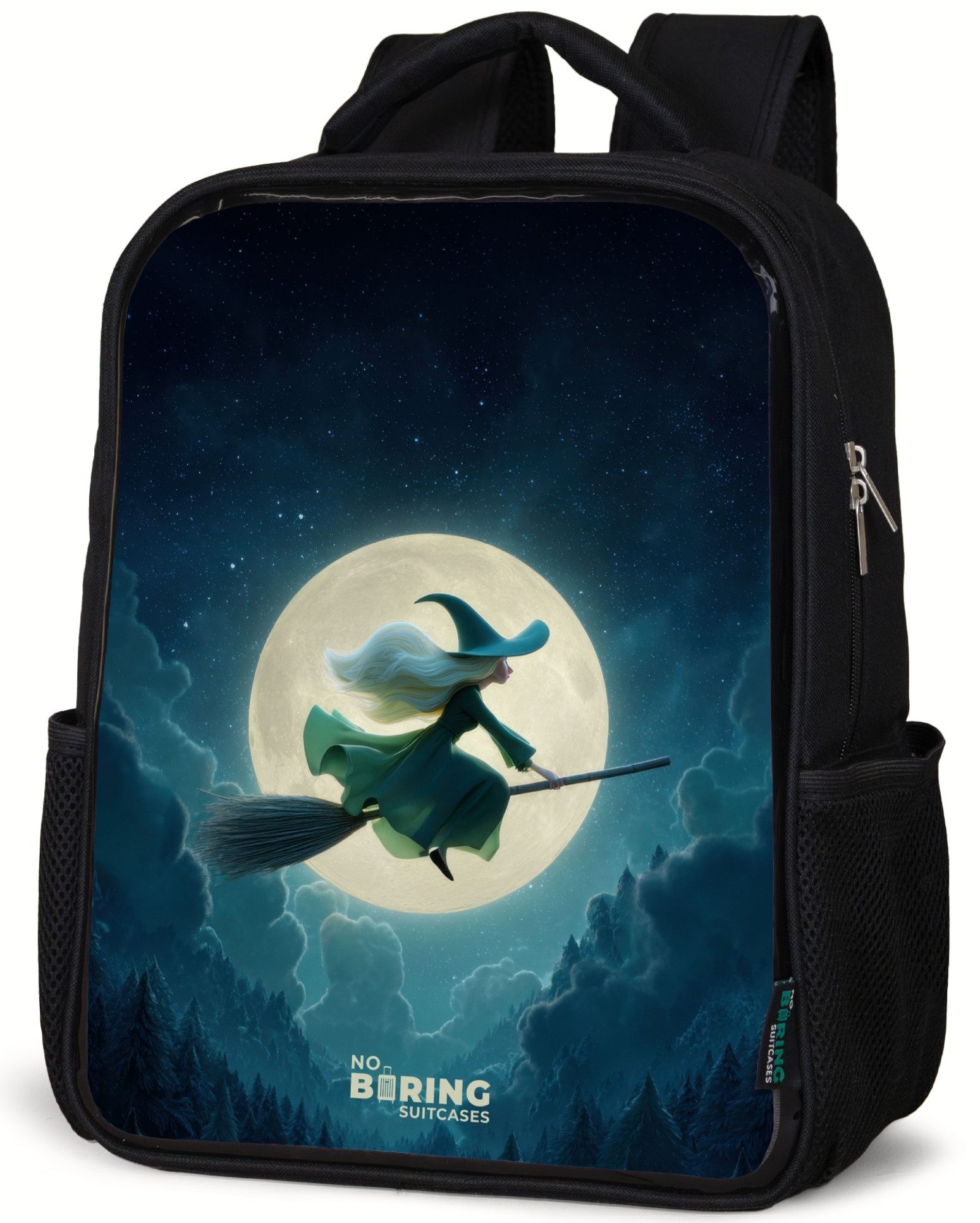 Rucksack Nachtflug über den Wald